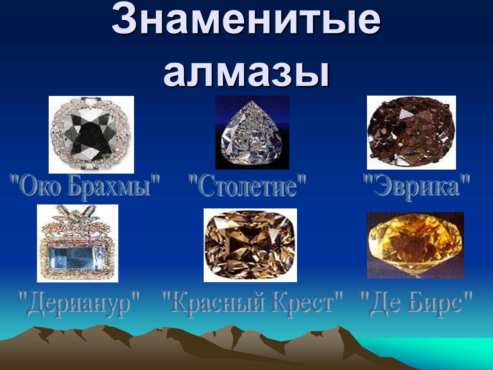 Презентація на тему «Алмаз» (варіант 1) - Слайд #12