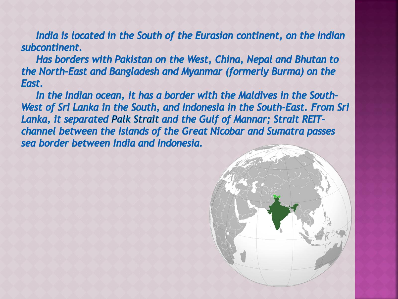 Презентація на тему «India» (варіант 1) - Слайд #2
