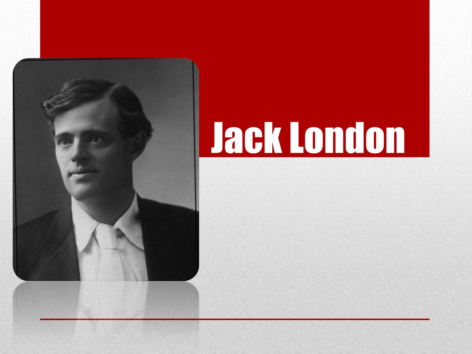 Презентація на тему «Jack London» (варіант 3) - Слайд #1