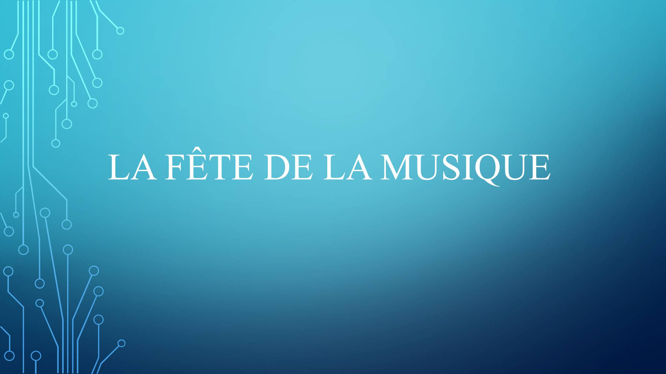 Презентація на тему «La fete de la musique» - Слайд #1