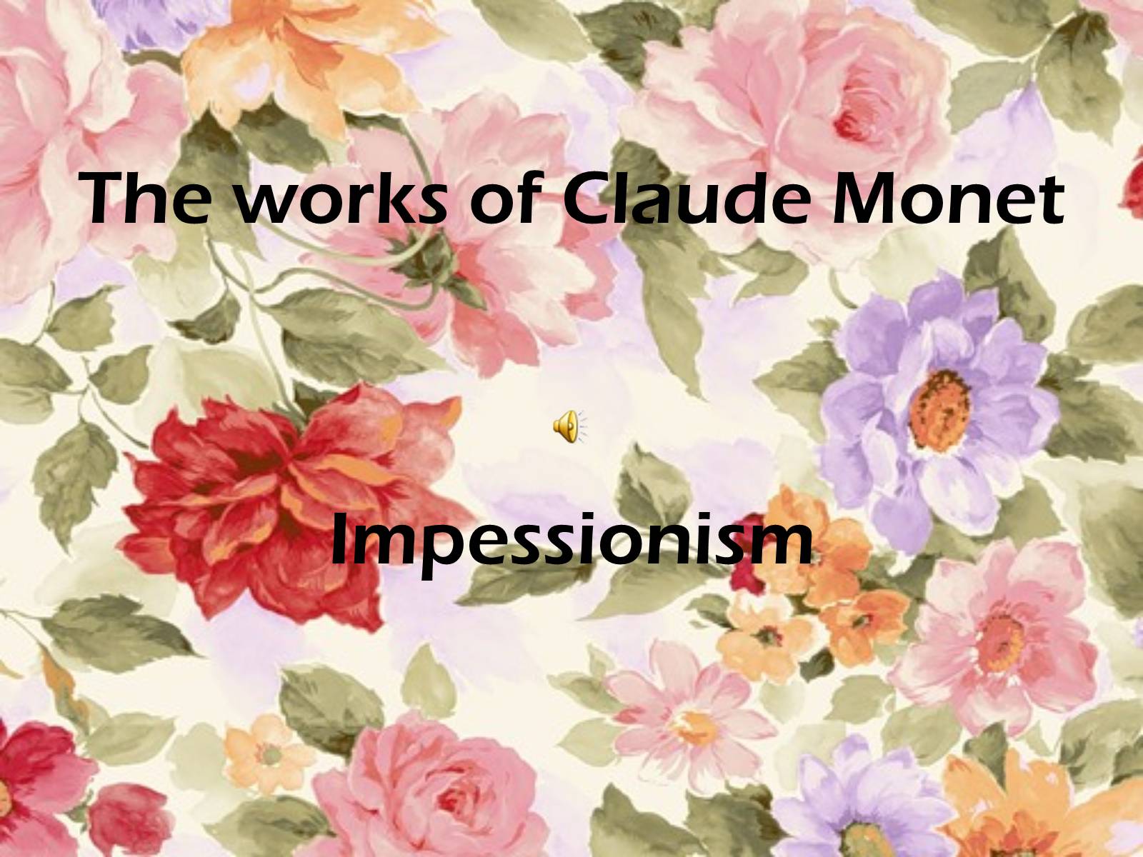 Презентація на тему «The works of Claude Monet» - Слайд #1