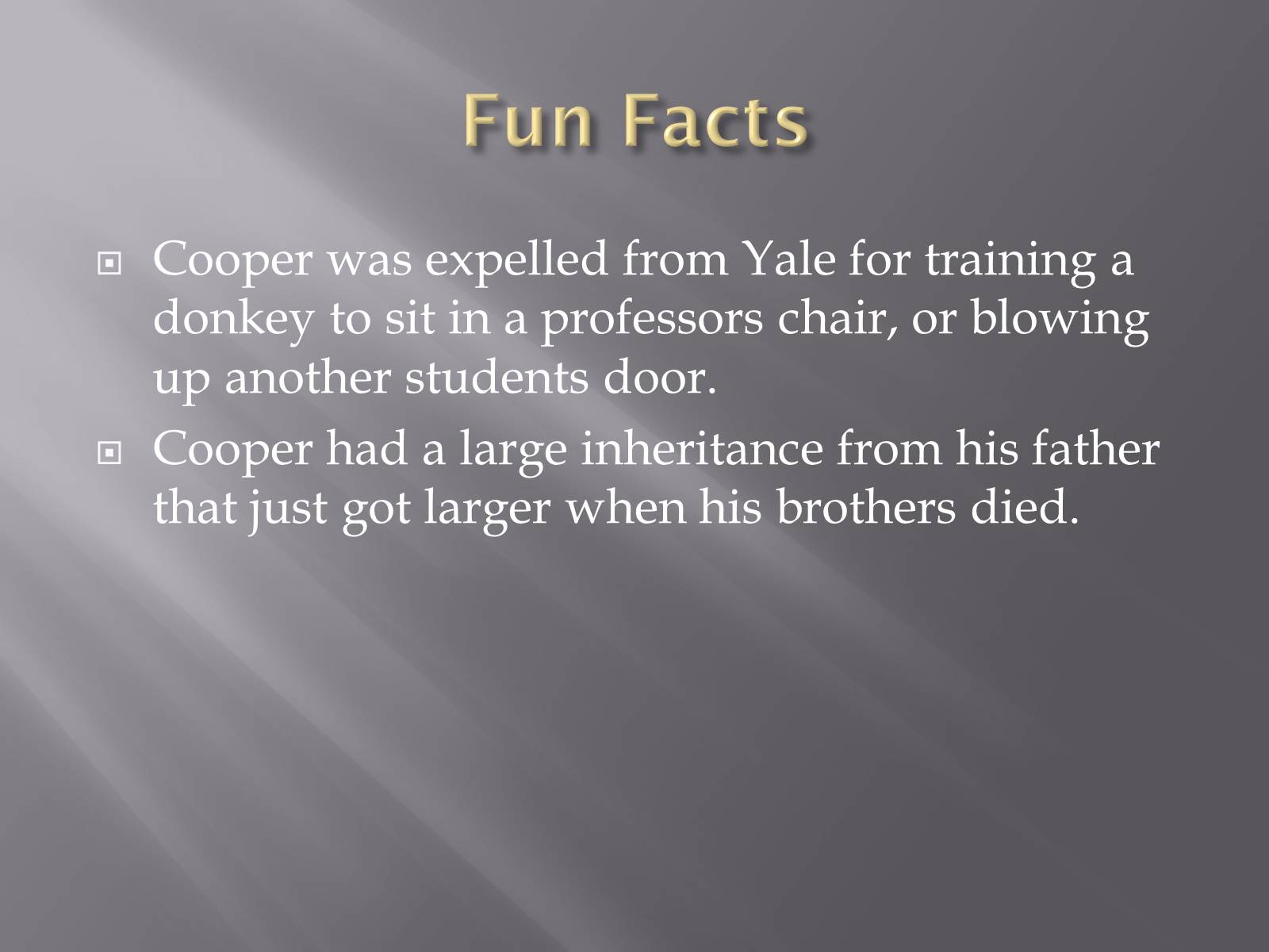 Презентація на тему «James Fenimore Cooper» (варіант 1) - Слайд #9