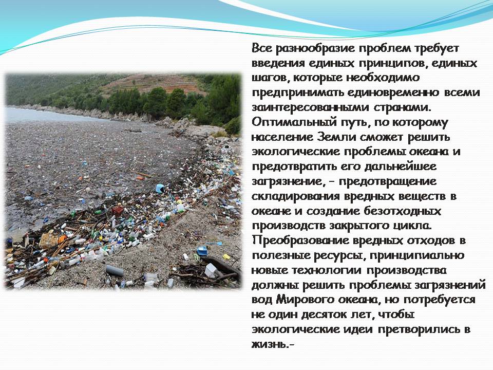 Презентація на тему «Влияние человека на загрязнение мирового океана» - Слайд #28