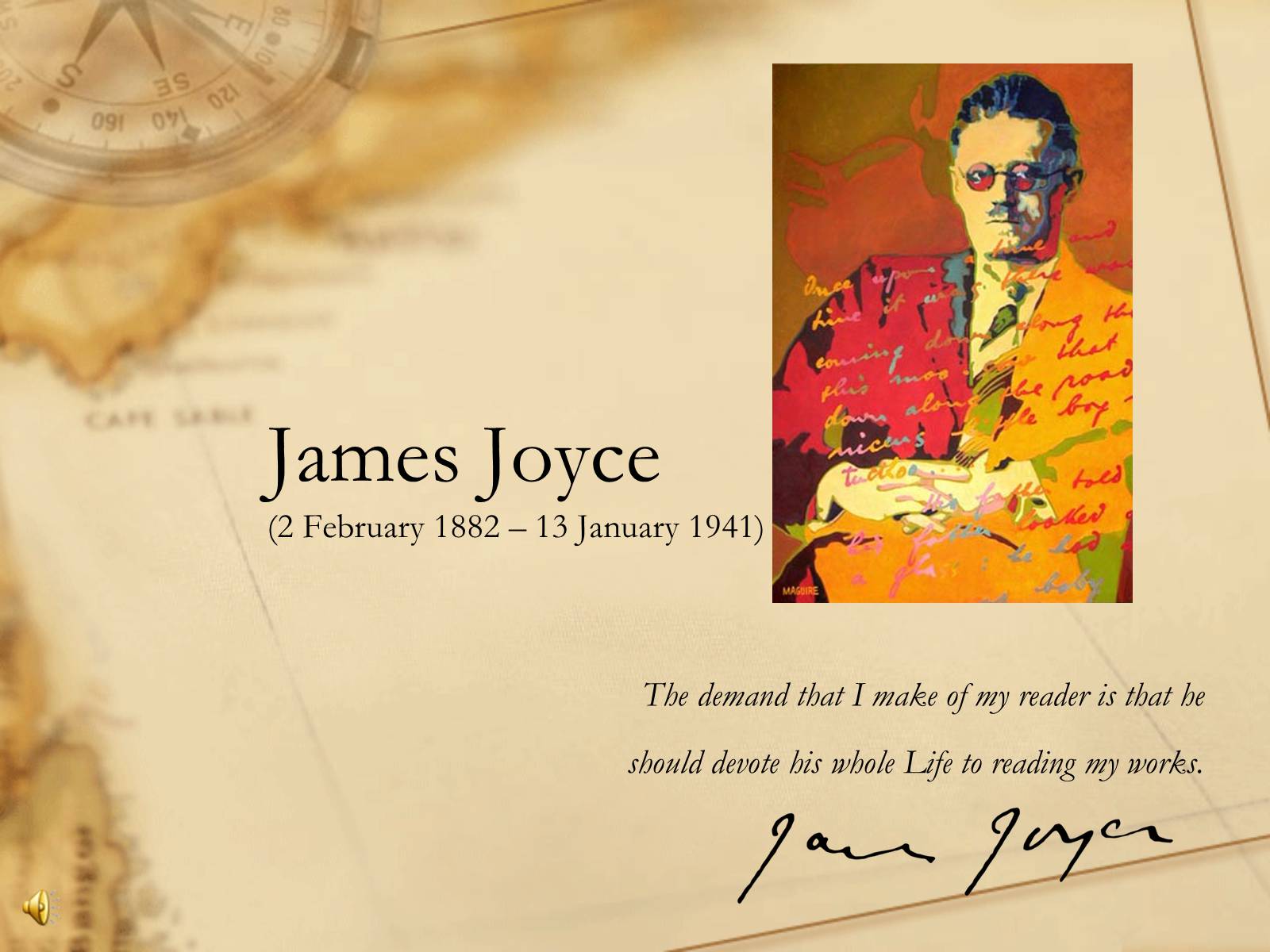 Презентація на тему «James Joyce» - Слайд #1