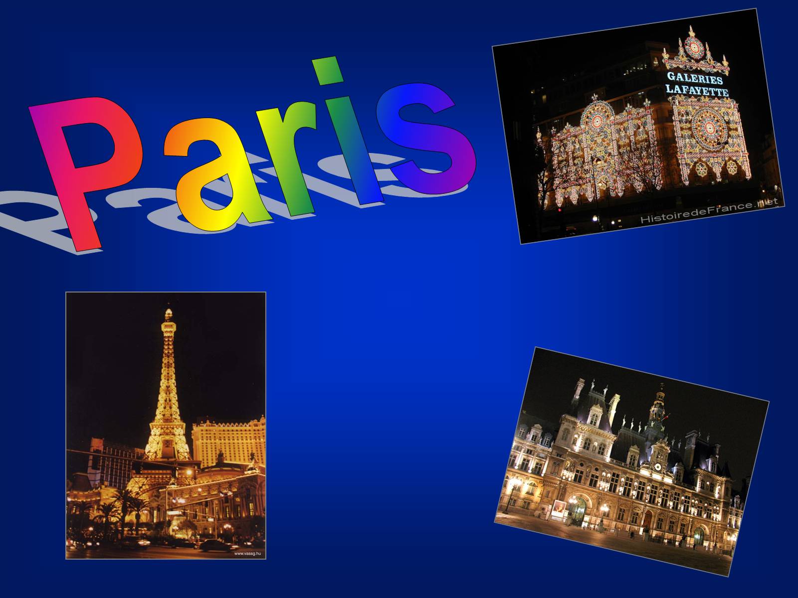 Презентація на тему «Paris» (варіант 3) - Слайд #1