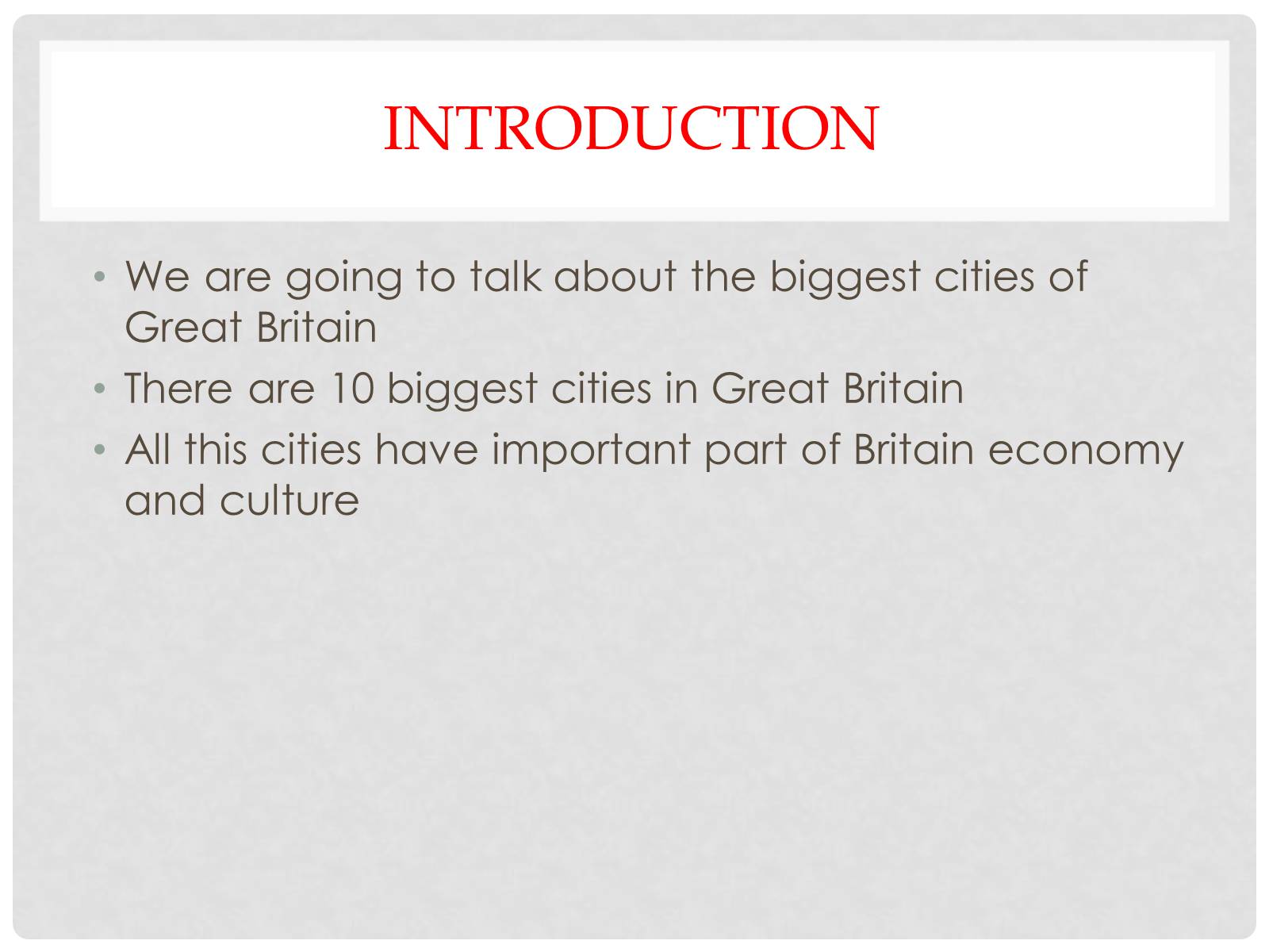 Презентація на тему «The biggest cities of Great Britain» - Слайд #2