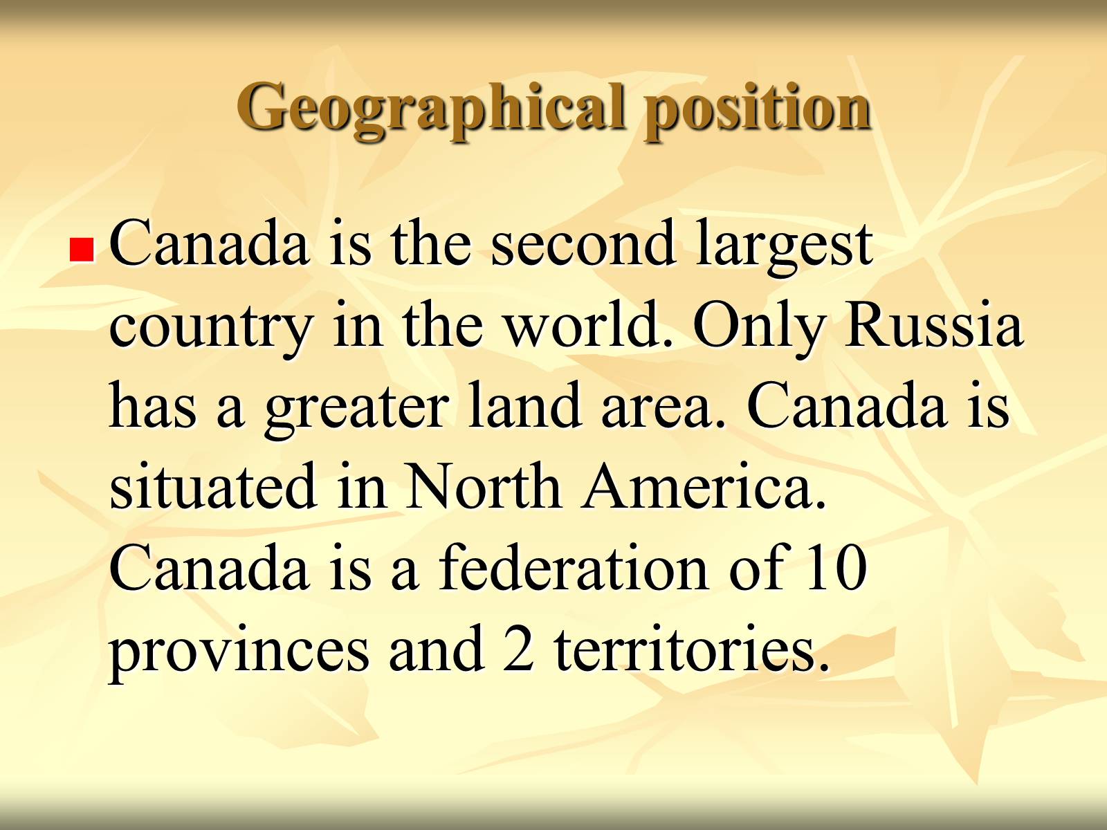 Презентація на тему «Canada» (варіант 13) - Слайд #3