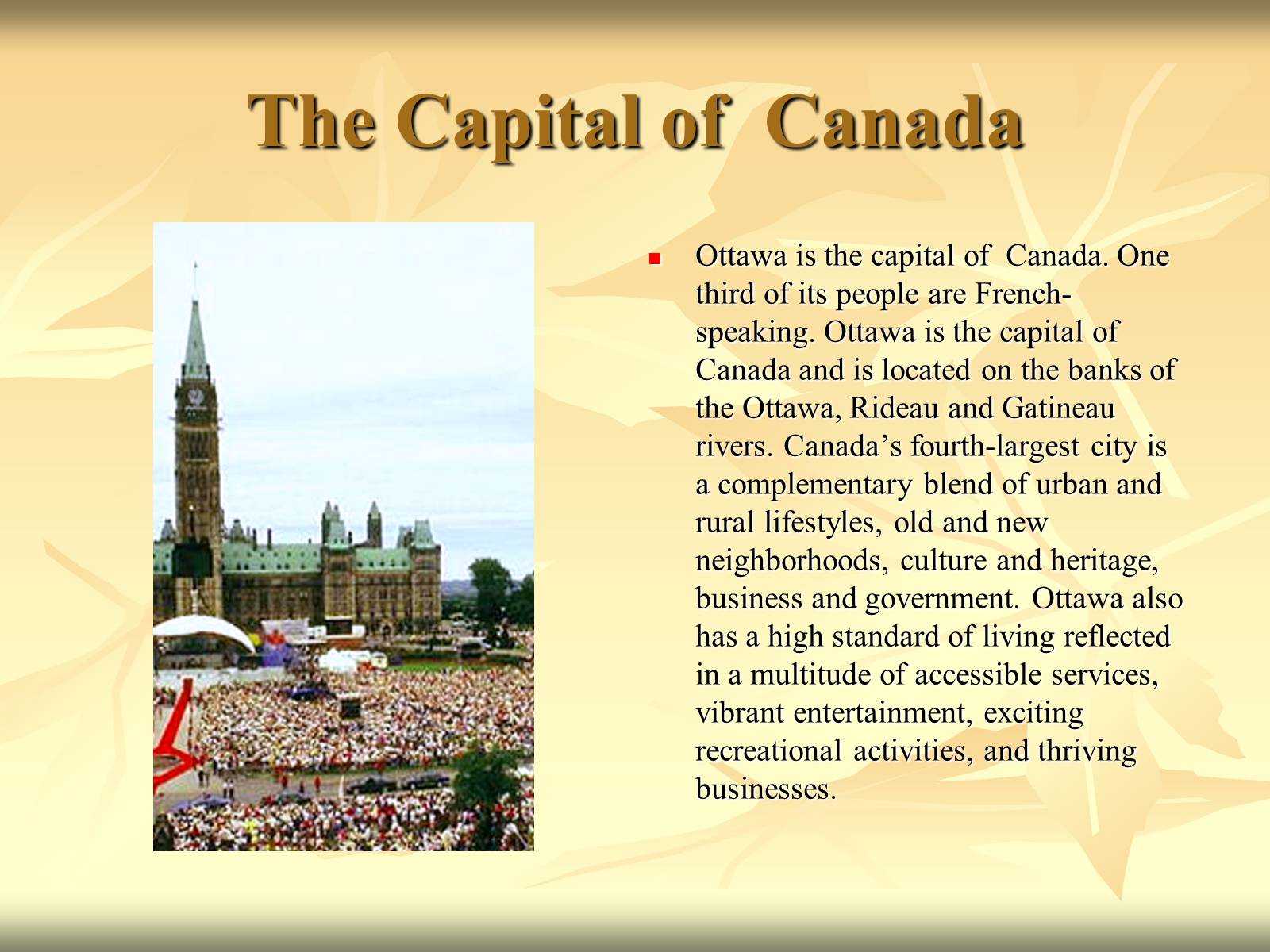 Презентація на тему «Canada» (варіант 13) - Слайд #5
