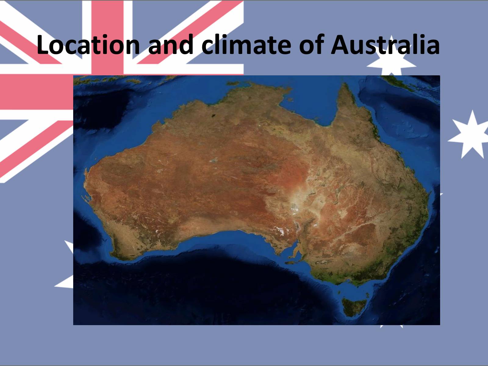 Презентація на тему «Location and climate of Australia» - Слайд #1