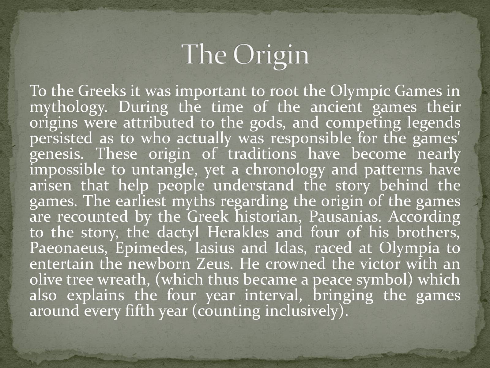 Презентація на тему «The history of the Olympic Games» - Слайд #3