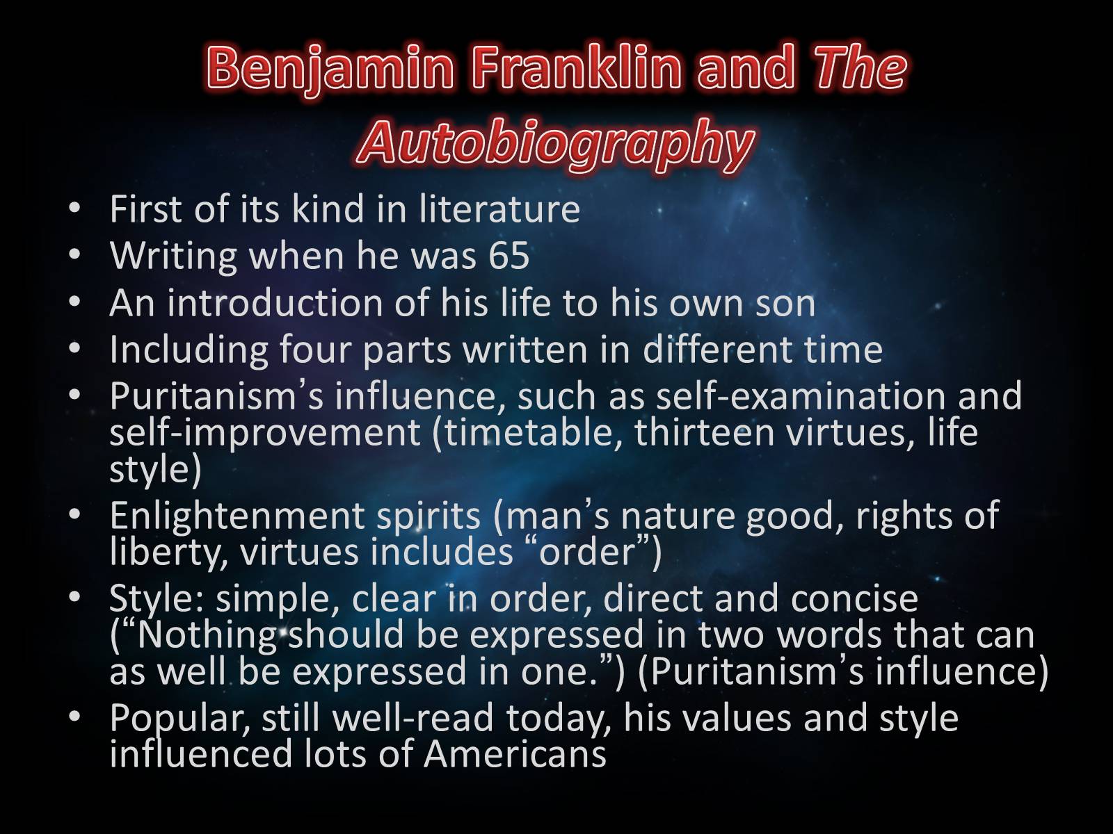 Презентація на тему «Benjamin Franklin» (варіант 5) - Слайд #7