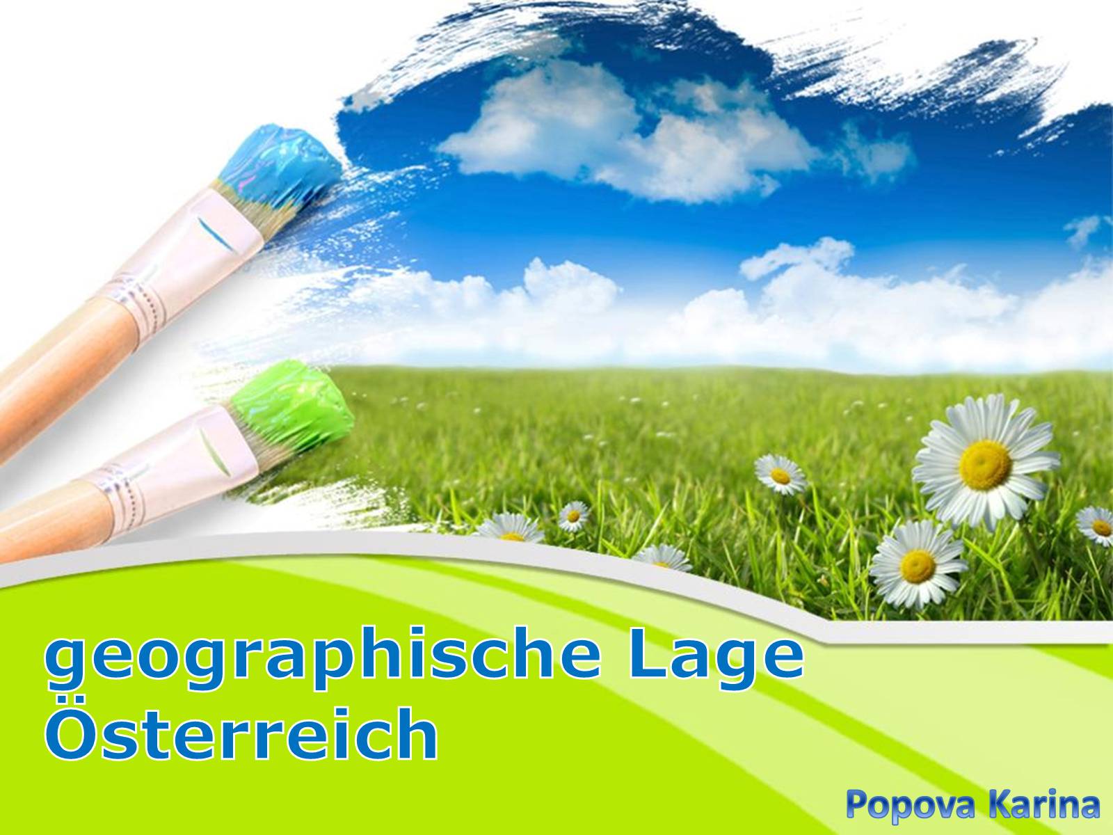 Презентація на тему «Geographische Lage Osterreich» - Слайд #1