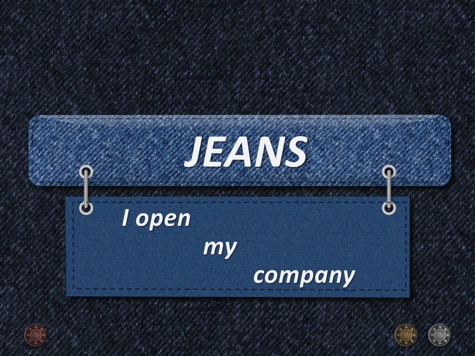 Презентація на тему «Jeans» - Слайд #1