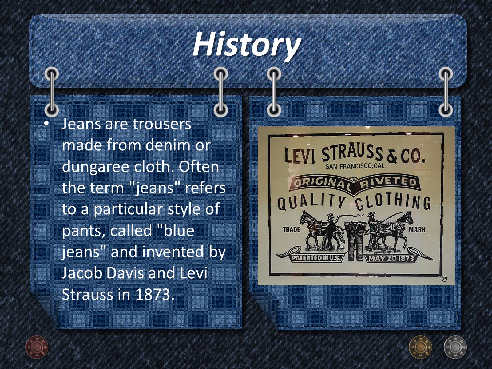 Презентація на тему «Jeans» - Слайд #3