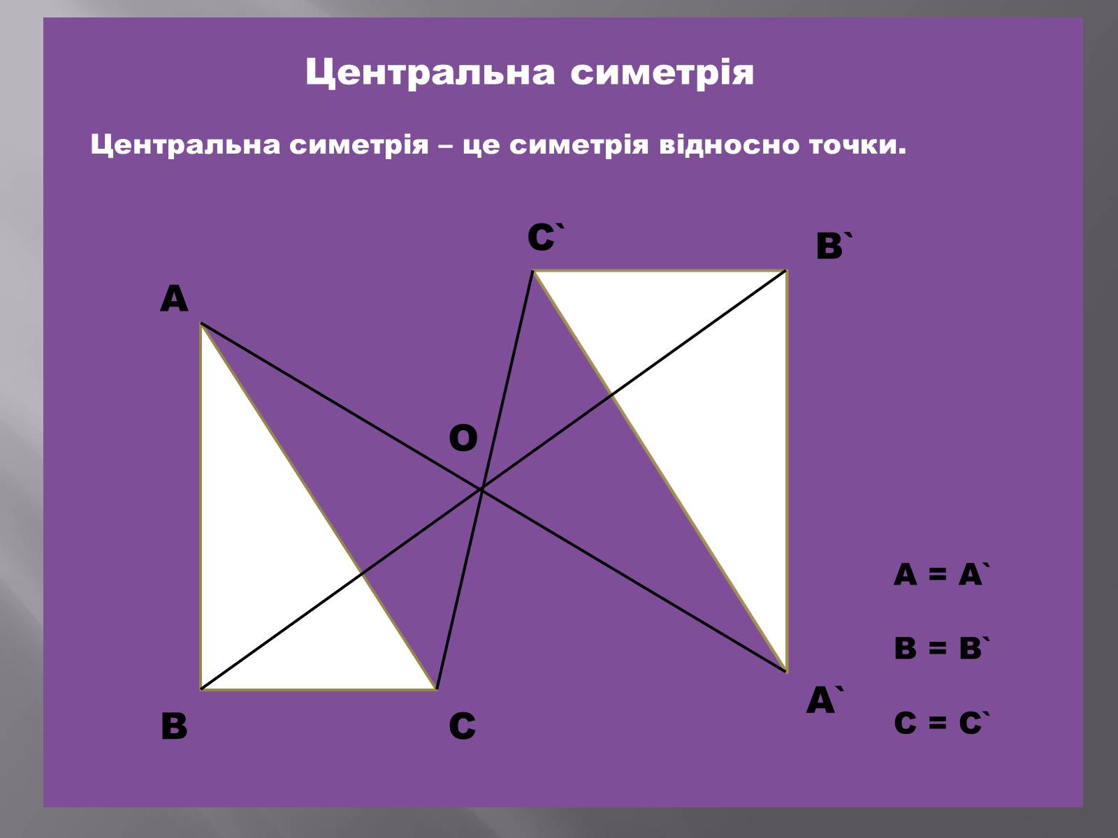Презентація на тему «Геометричні перетворення» (варіант 1) - Слайд #4