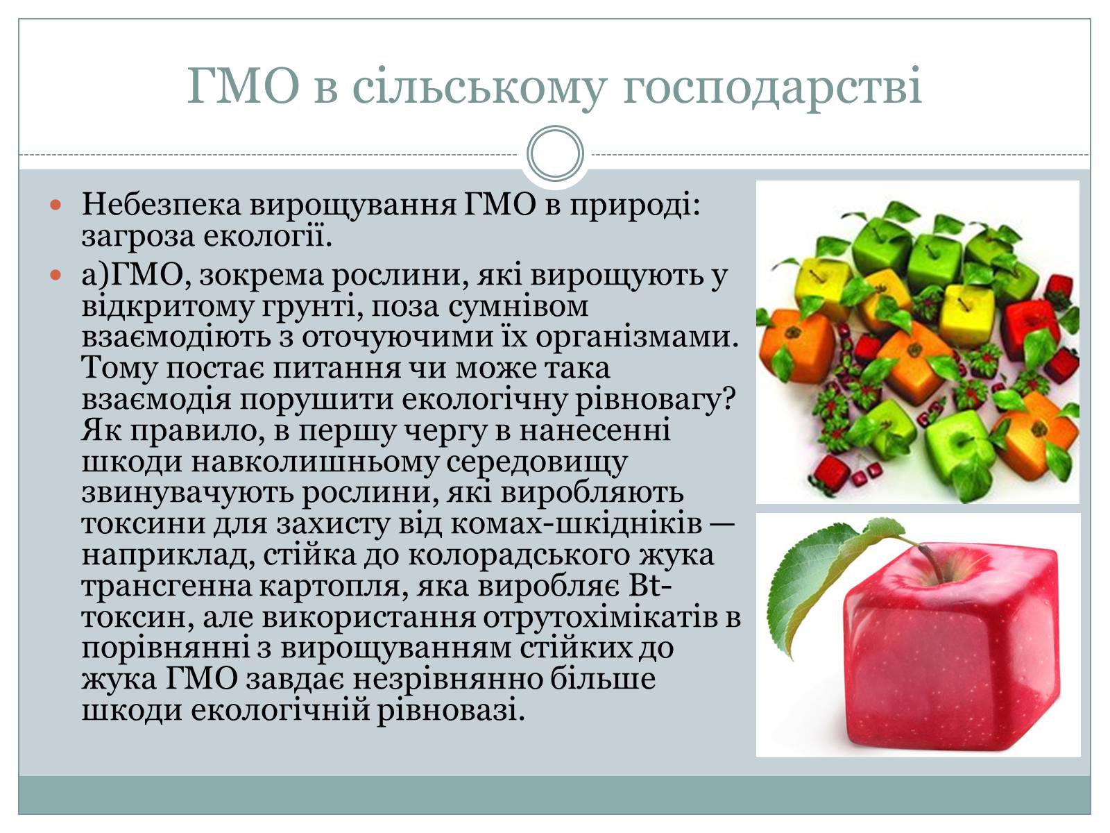 Презентація на тему «ГМО» (варіант 4) - Слайд #8