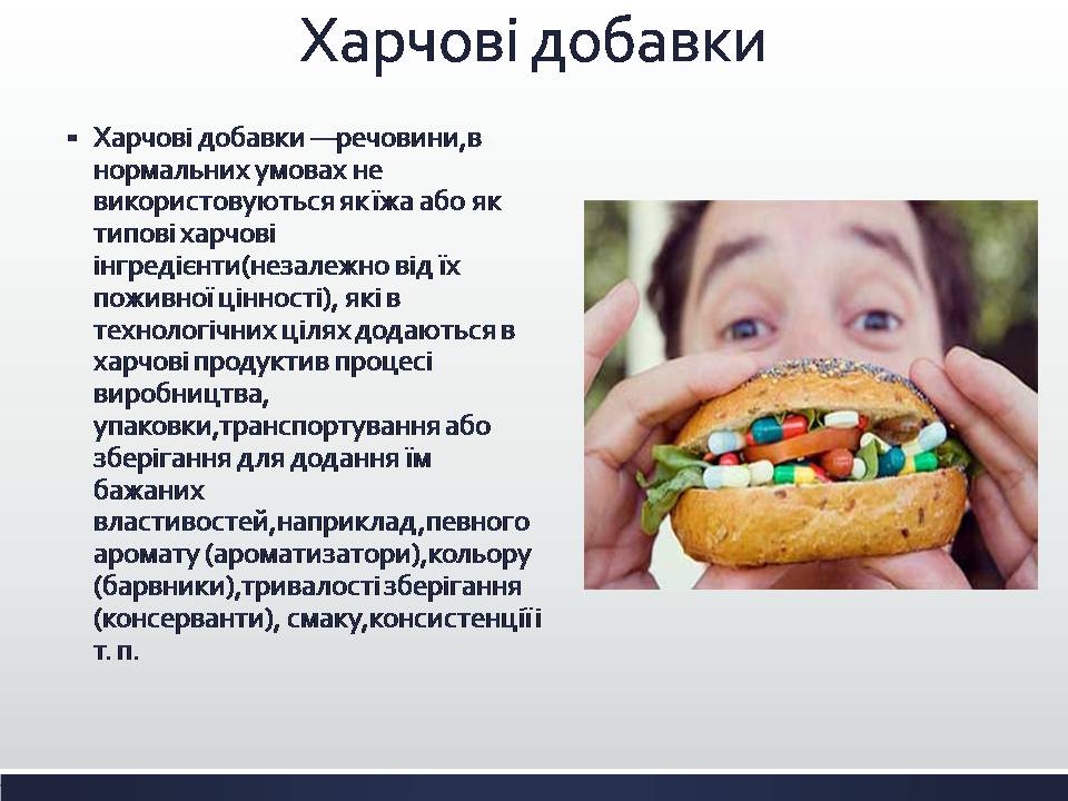 Презентація на тему «Харчові добавки» (варіант 25) - Слайд #3