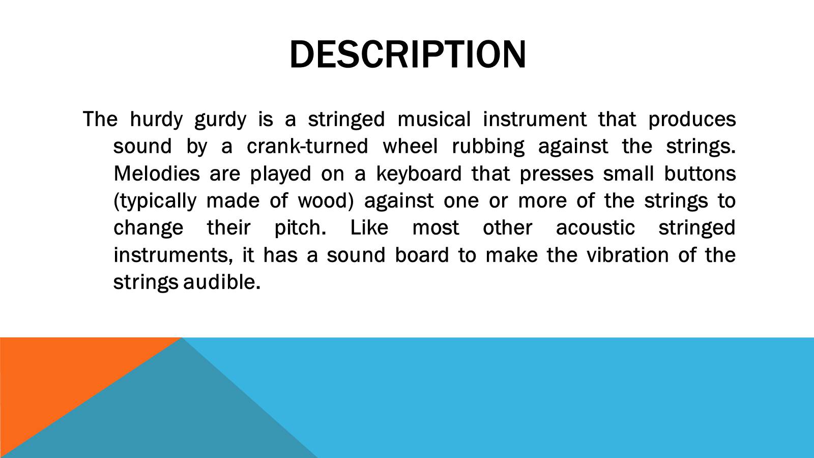 Презентація на тему «Hurdy gurdy» - Слайд #2