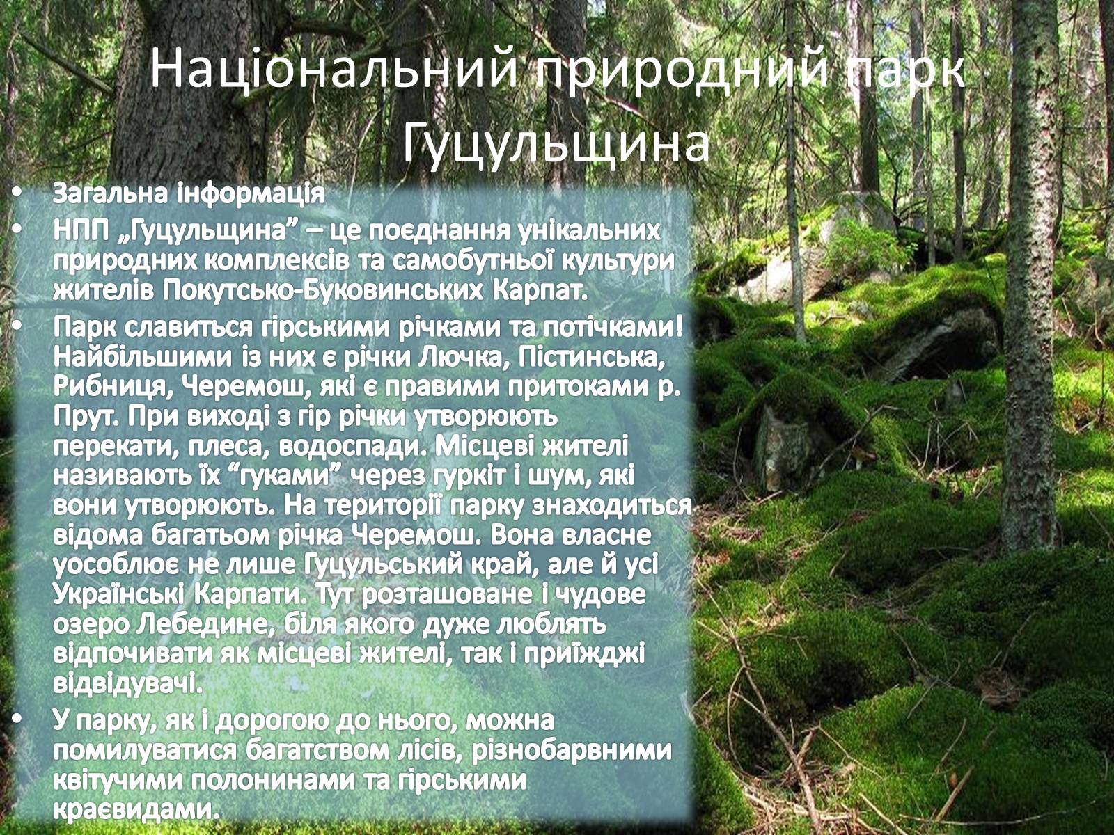 Презентація на тему «Національні природні парки України» (варіант 1) - Слайд #12