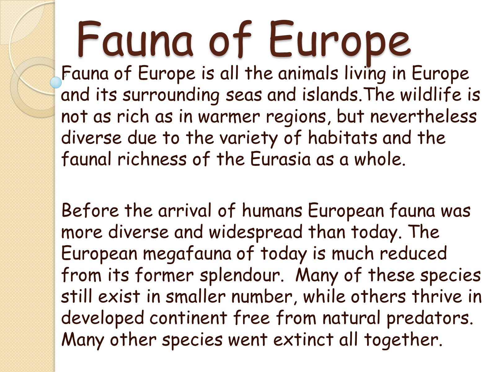 Презентація на тему «Fauna» - Слайд #6