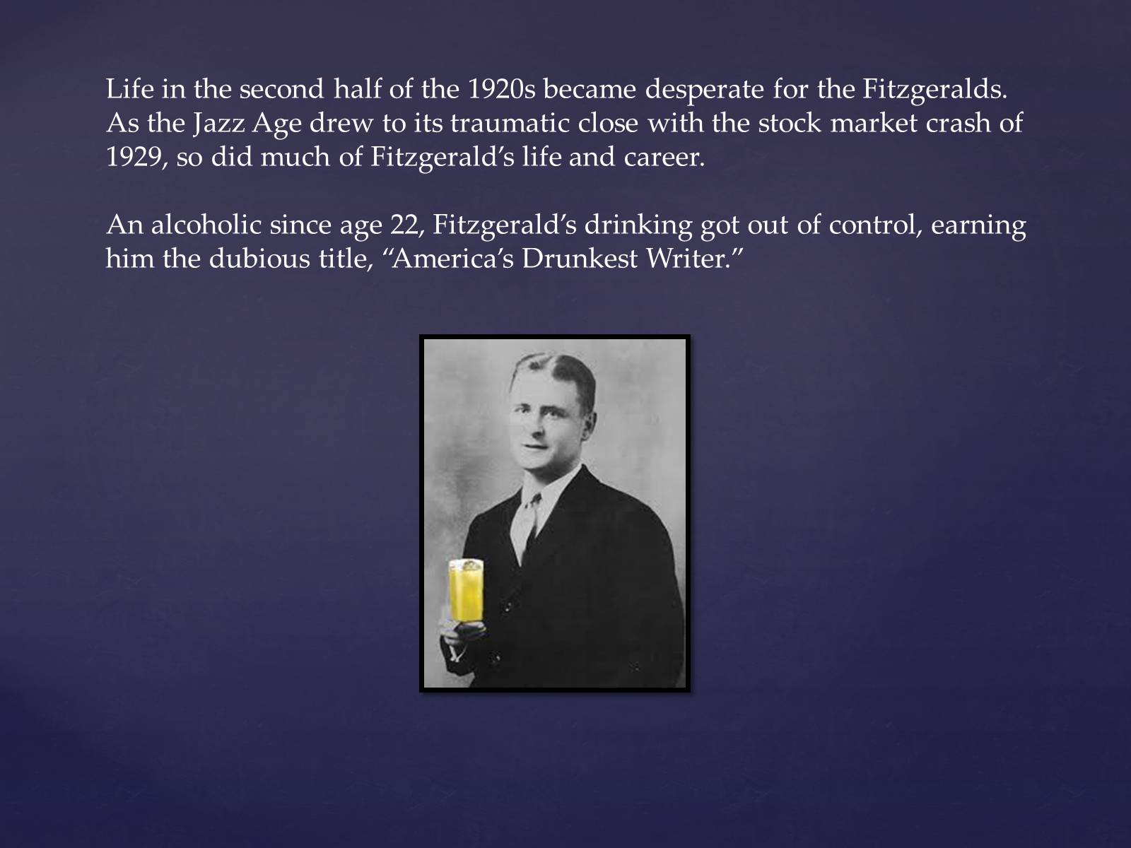Презентація на тему «F.Scott Fitzgerald» - Слайд #17