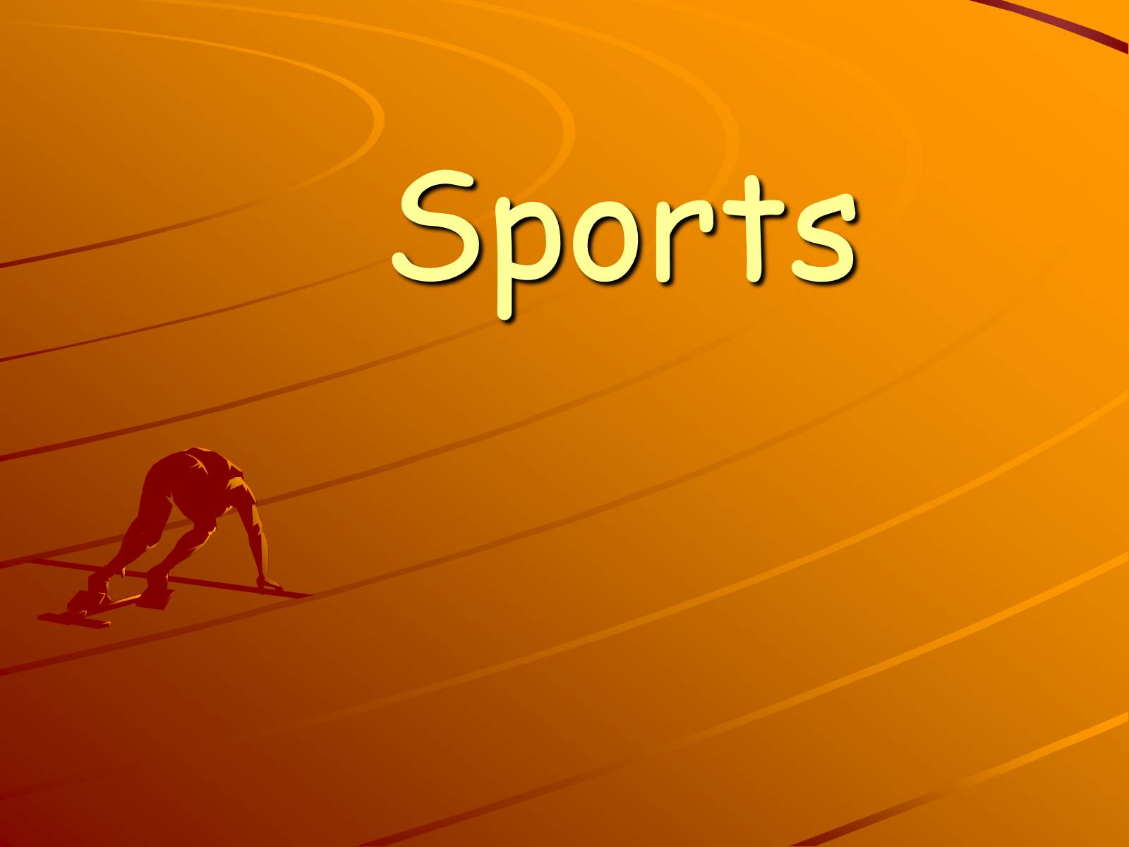 Презентація на тему «Sports» (варіант 1) - Слайд #1