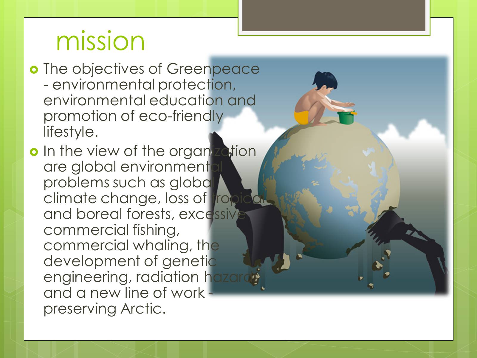 Презентація на тему «Greenpeace» (варіант 3) - Слайд #5