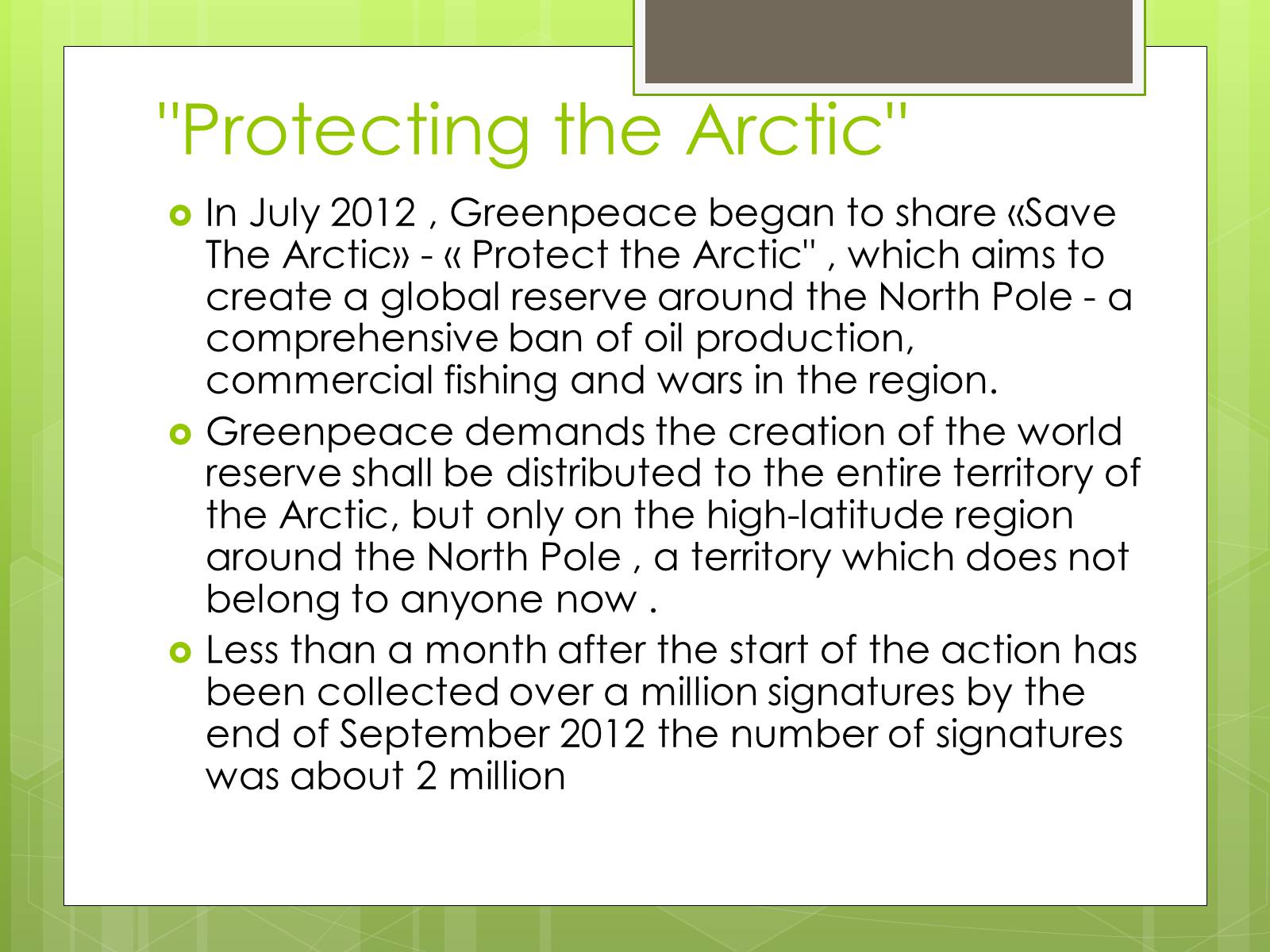 Презентація на тему «Greenpeace» (варіант 3) - Слайд #8