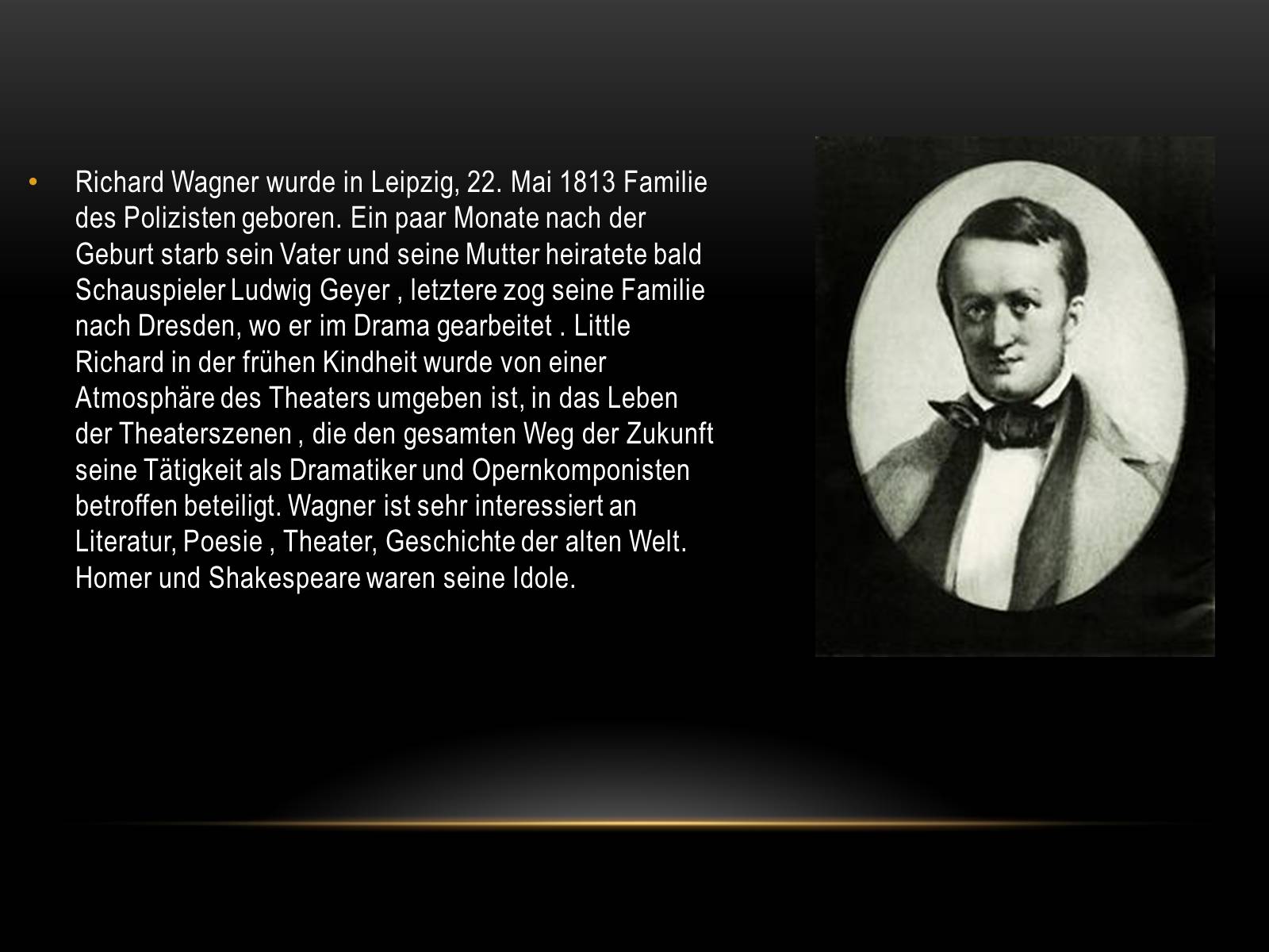 Презентація на тему «Wilhelm Richard Wagner» - Слайд #3