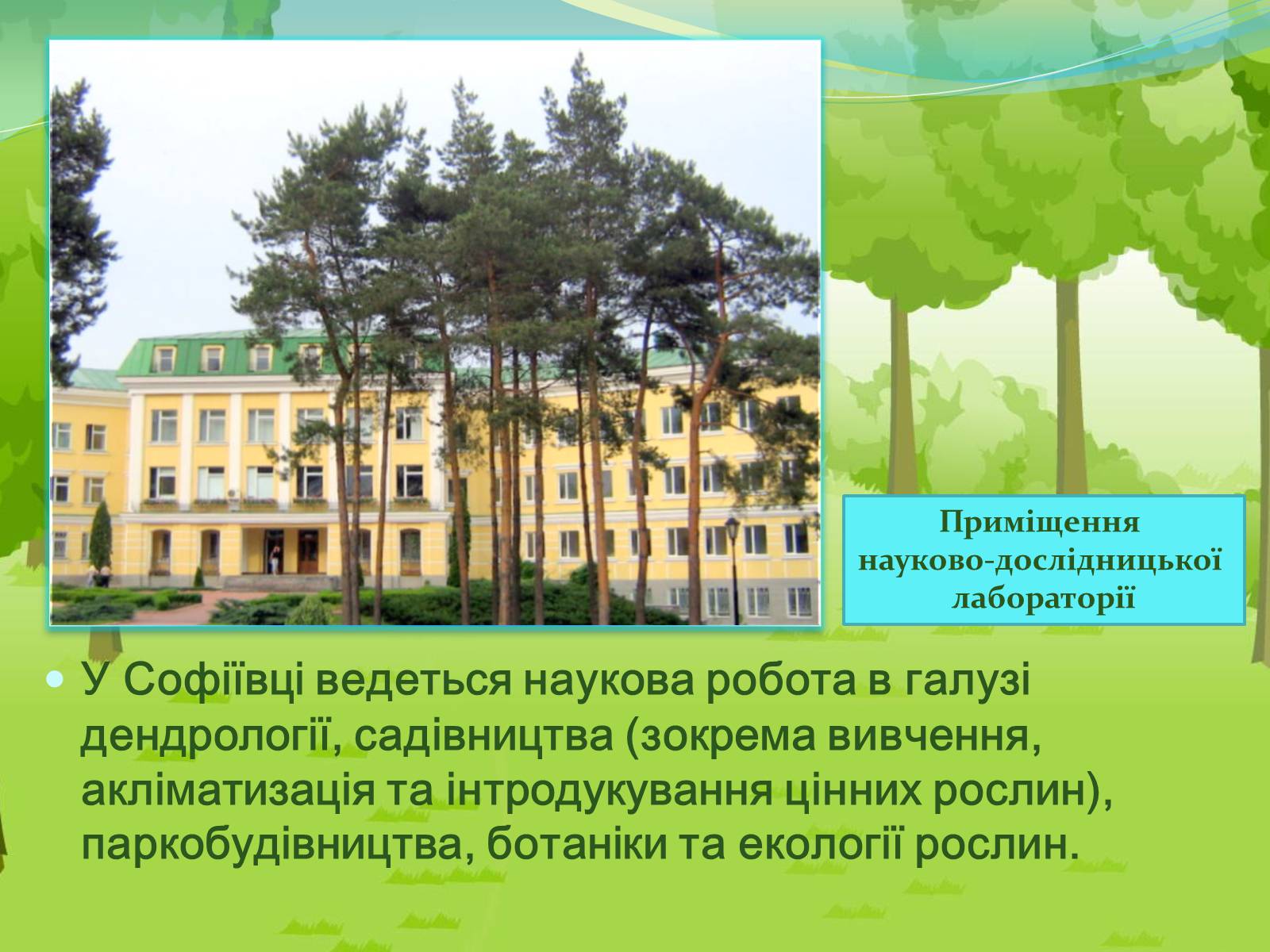 Презентація на тему «Національний дендрологічний парк «Софіївка»» (варіант 2) - Слайд #10