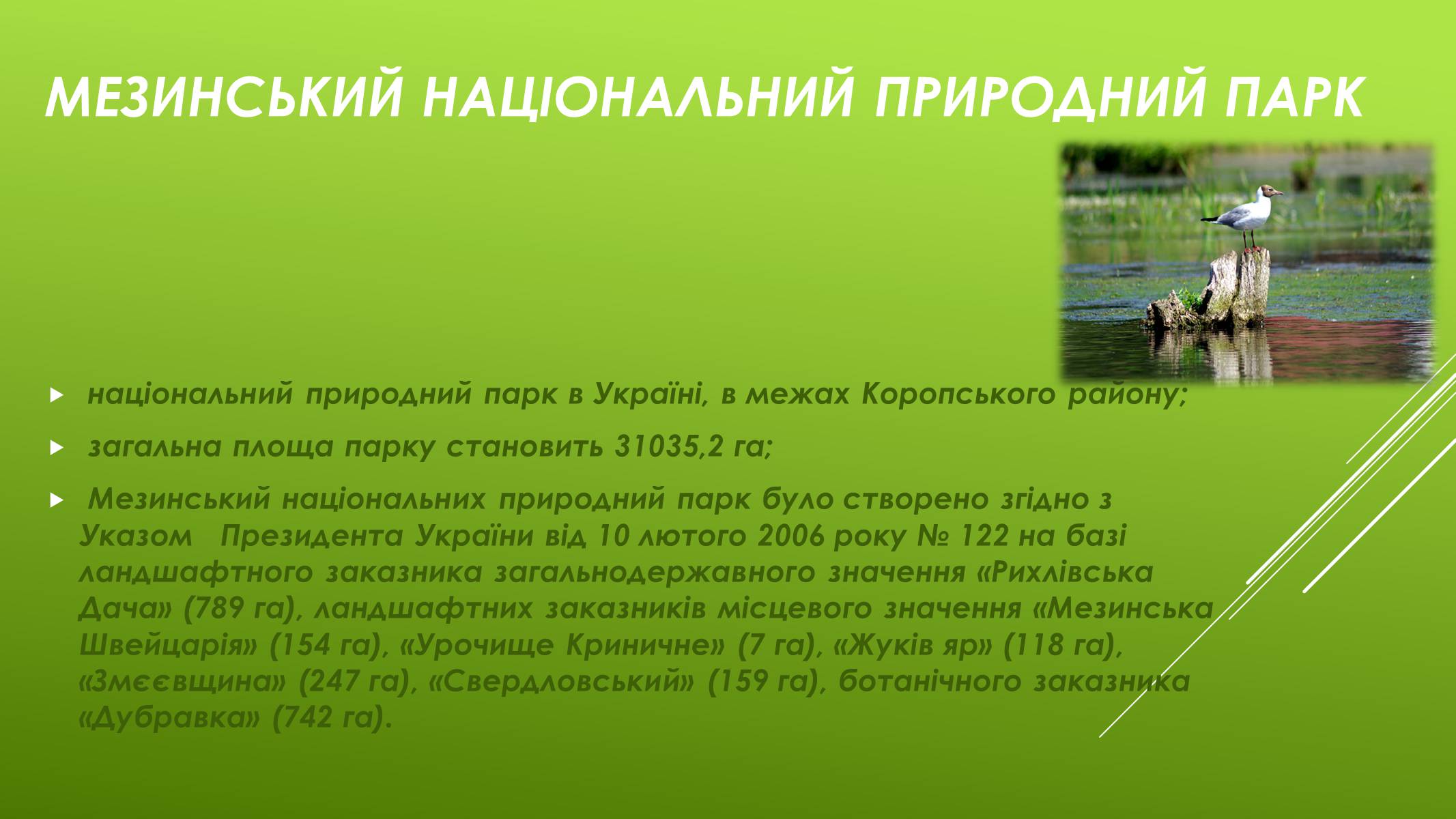 Презентація на тему «Національні Природні парки Чернігівської області» - Слайд #3