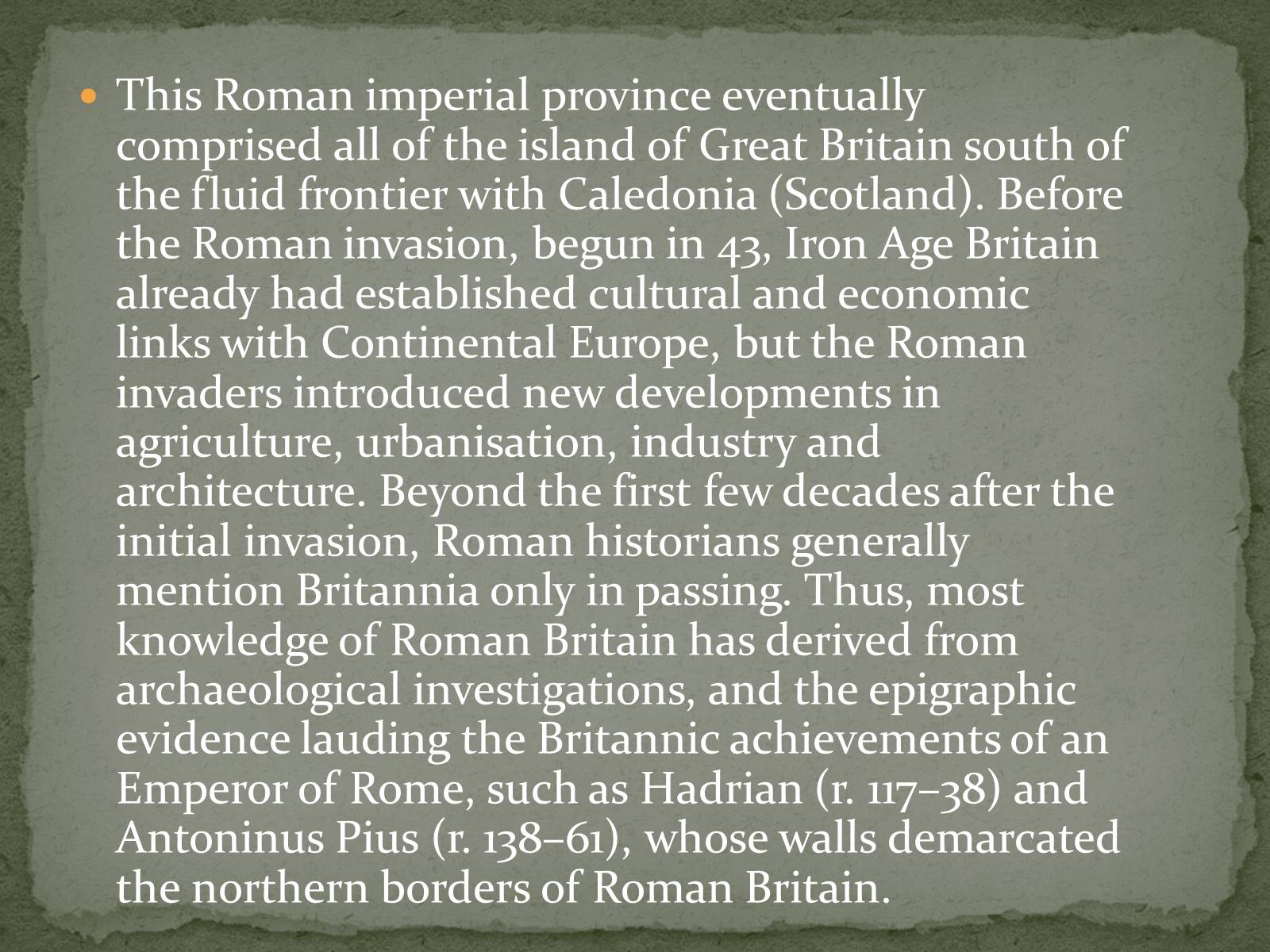 Презентація на тему «Roman Britain» - Слайд #3