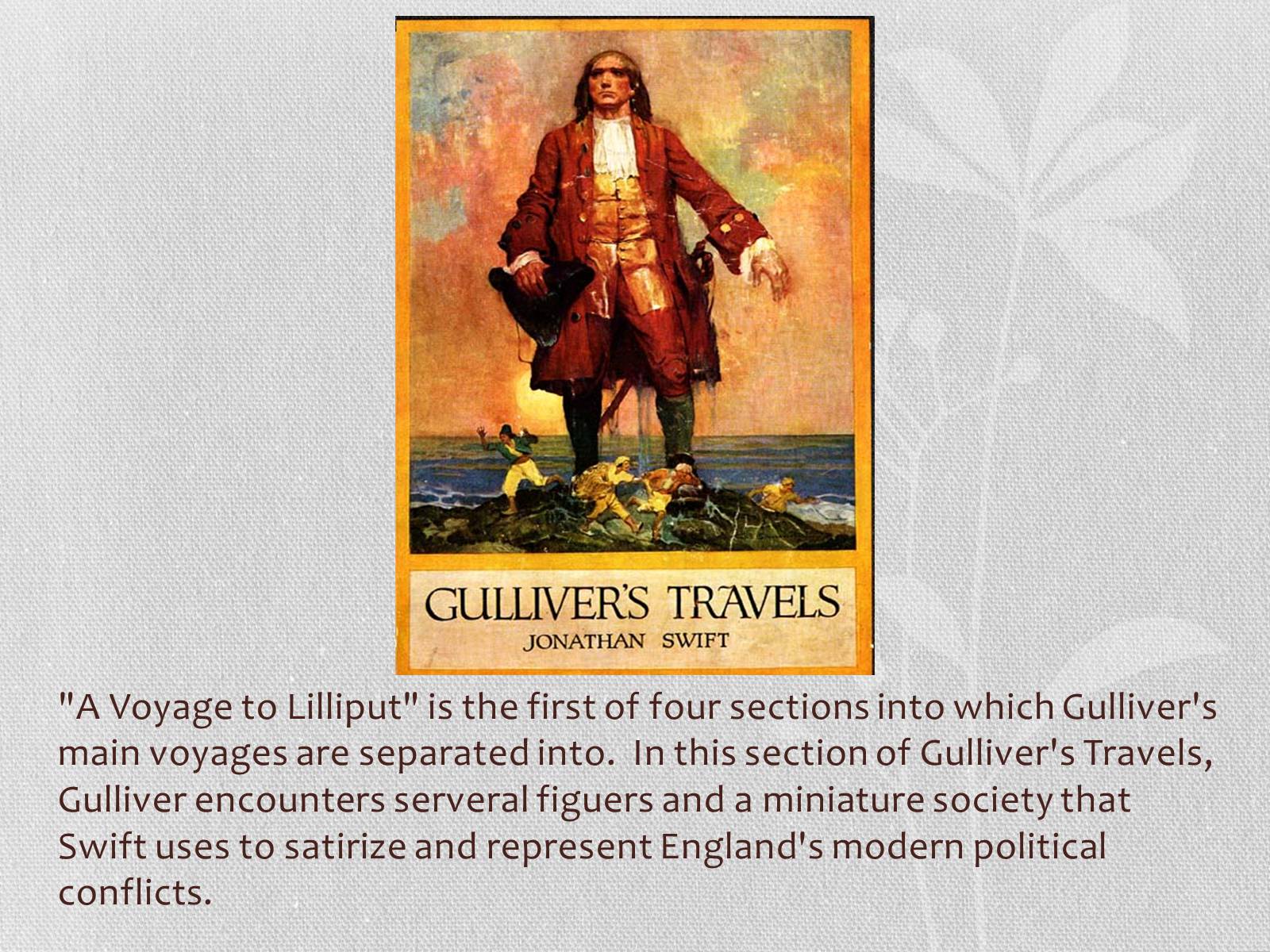 Презентація на тему «Gulliver’s Travels: Voyage To Lilliput» - Слайд #2