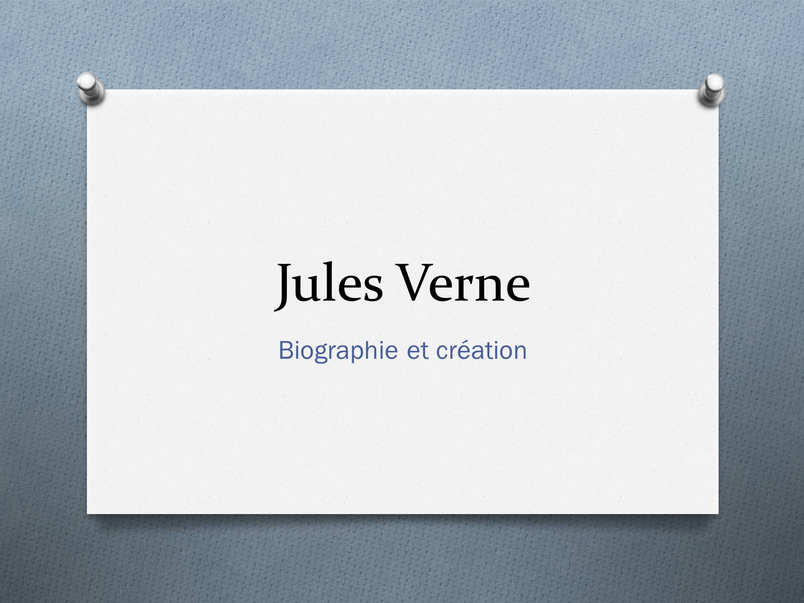 Презентація на тему «Jules Verne» - Слайд #1