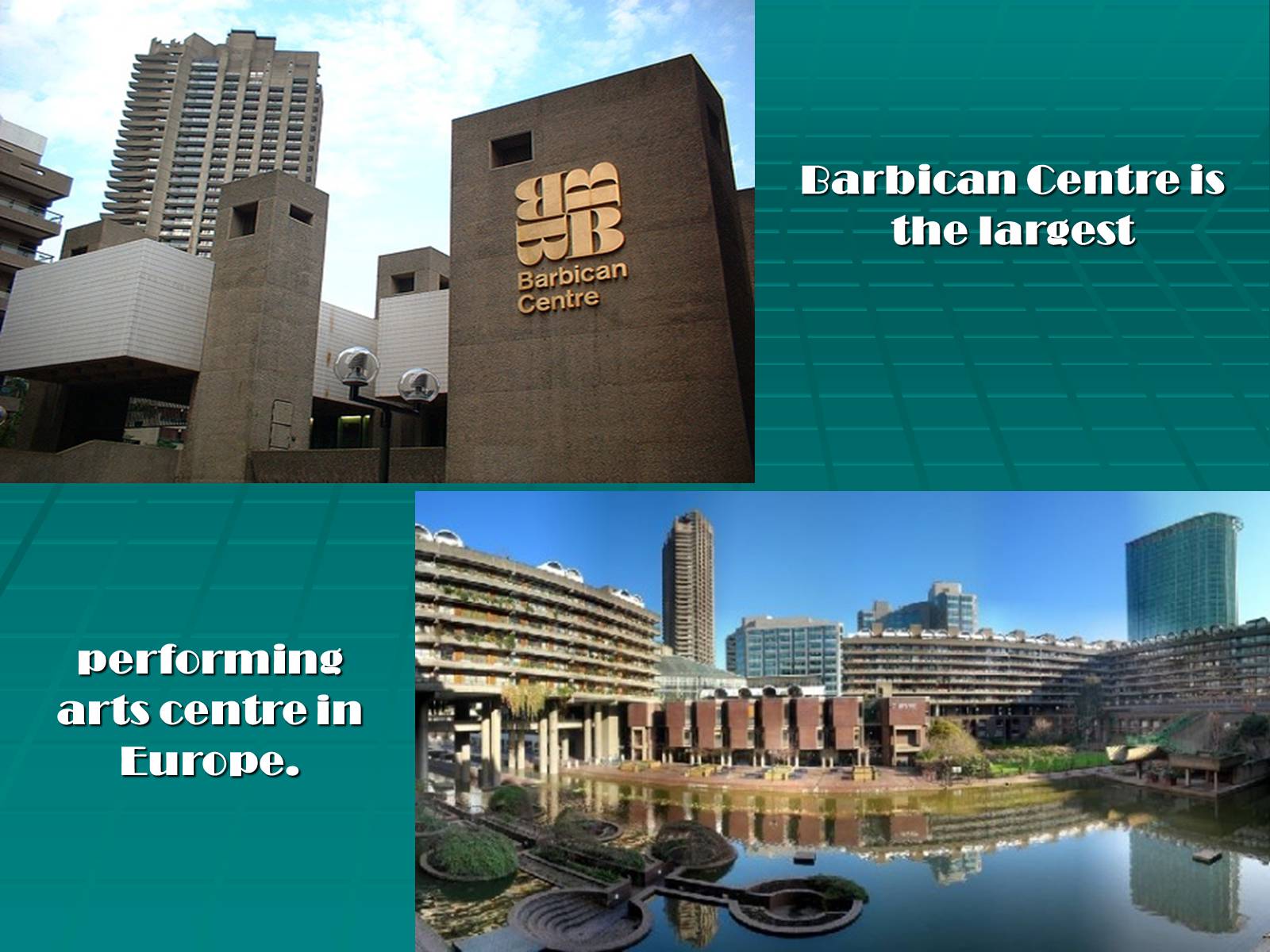 Презентація на тему «Barbican Centre» - Слайд #2