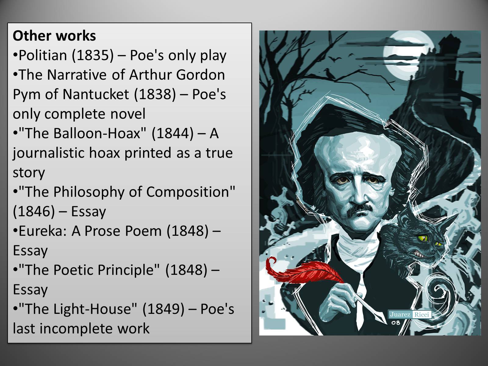 Презентація на тему «Edgar Allan Poe» - Слайд #9