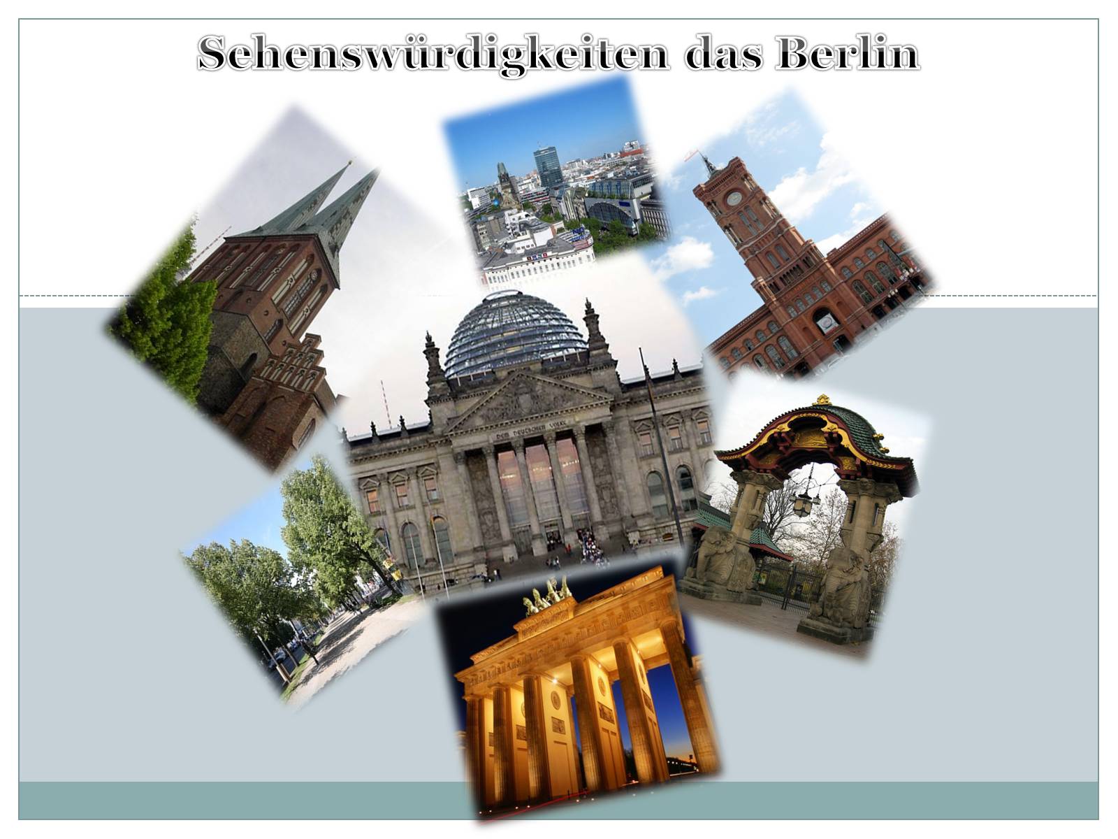Презентація на тему «Sehenswurdigkeiten das Berlin» - Слайд #1