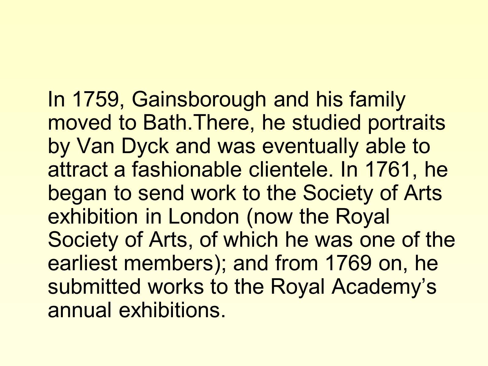Презентація на тему «Thomas Gainsborough» (варіант 3) - Слайд #4