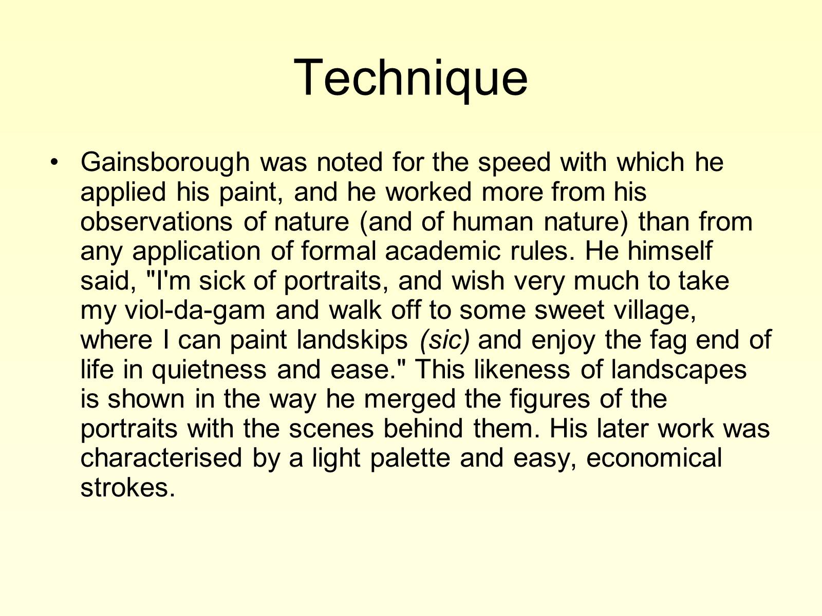 Презентація на тему «Thomas Gainsborough» (варіант 3) - Слайд #13