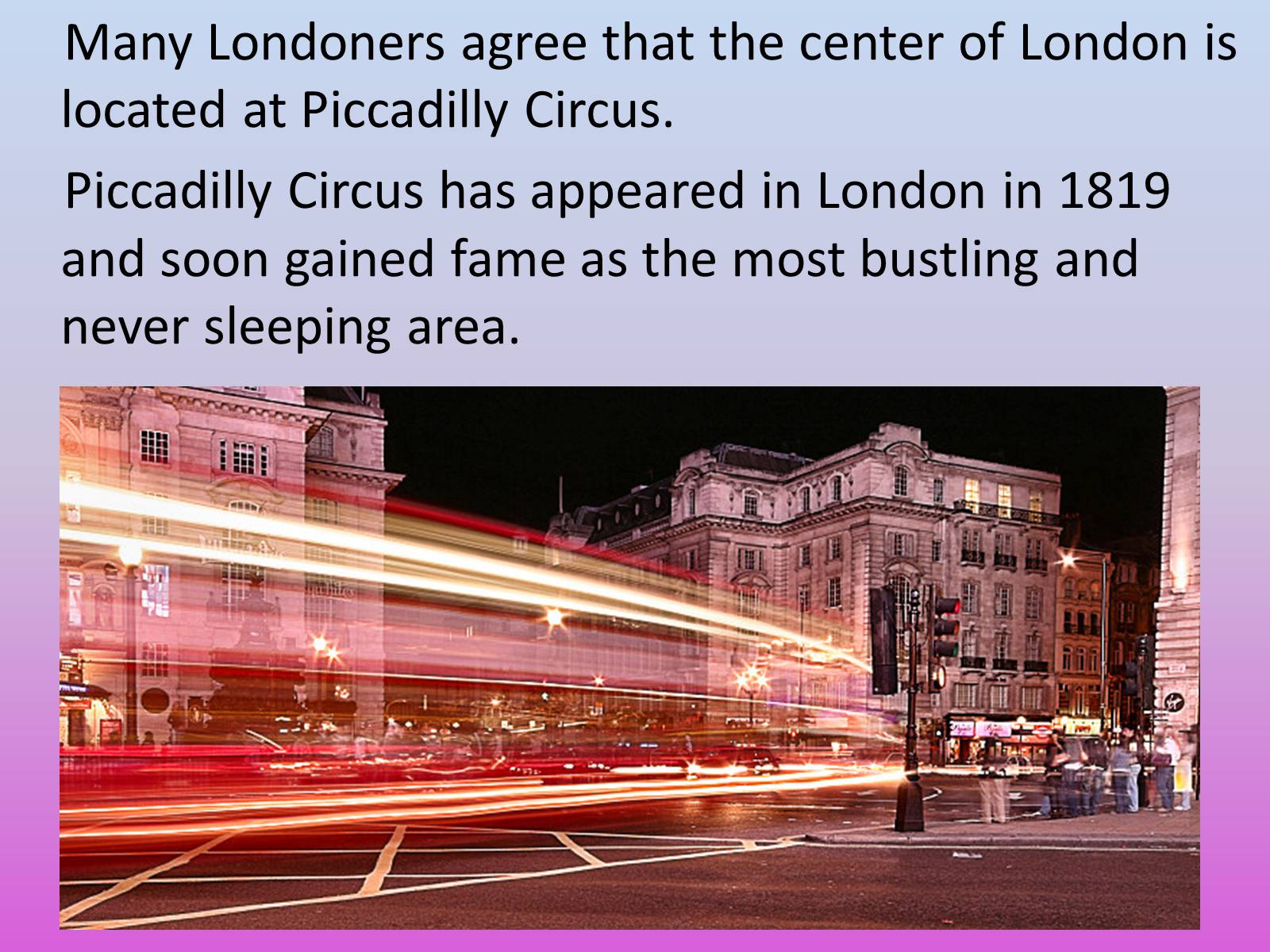 Презентація на тему «LONDON circus» - Слайд #2