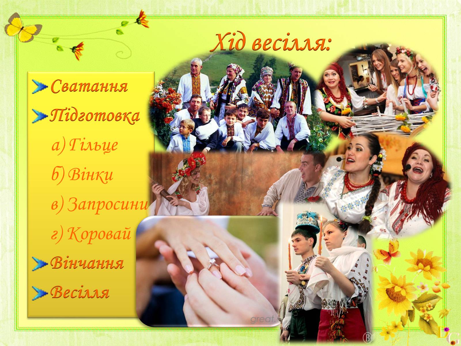 Презентація на тему «Народне Українське весілля» - Слайд #3