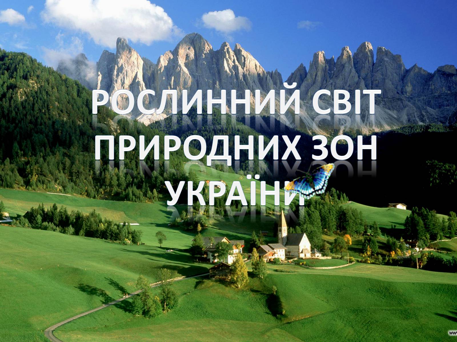 Презентація на тему «Рослинний світ природних зон України» - Слайд #1