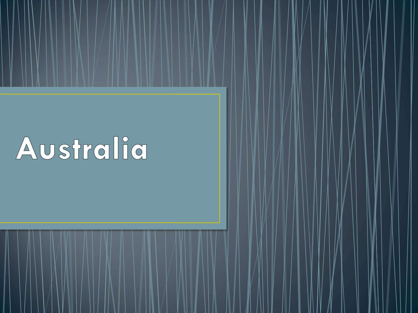 Презентація на тему «Australia» (варіант 5) - Слайд #1
