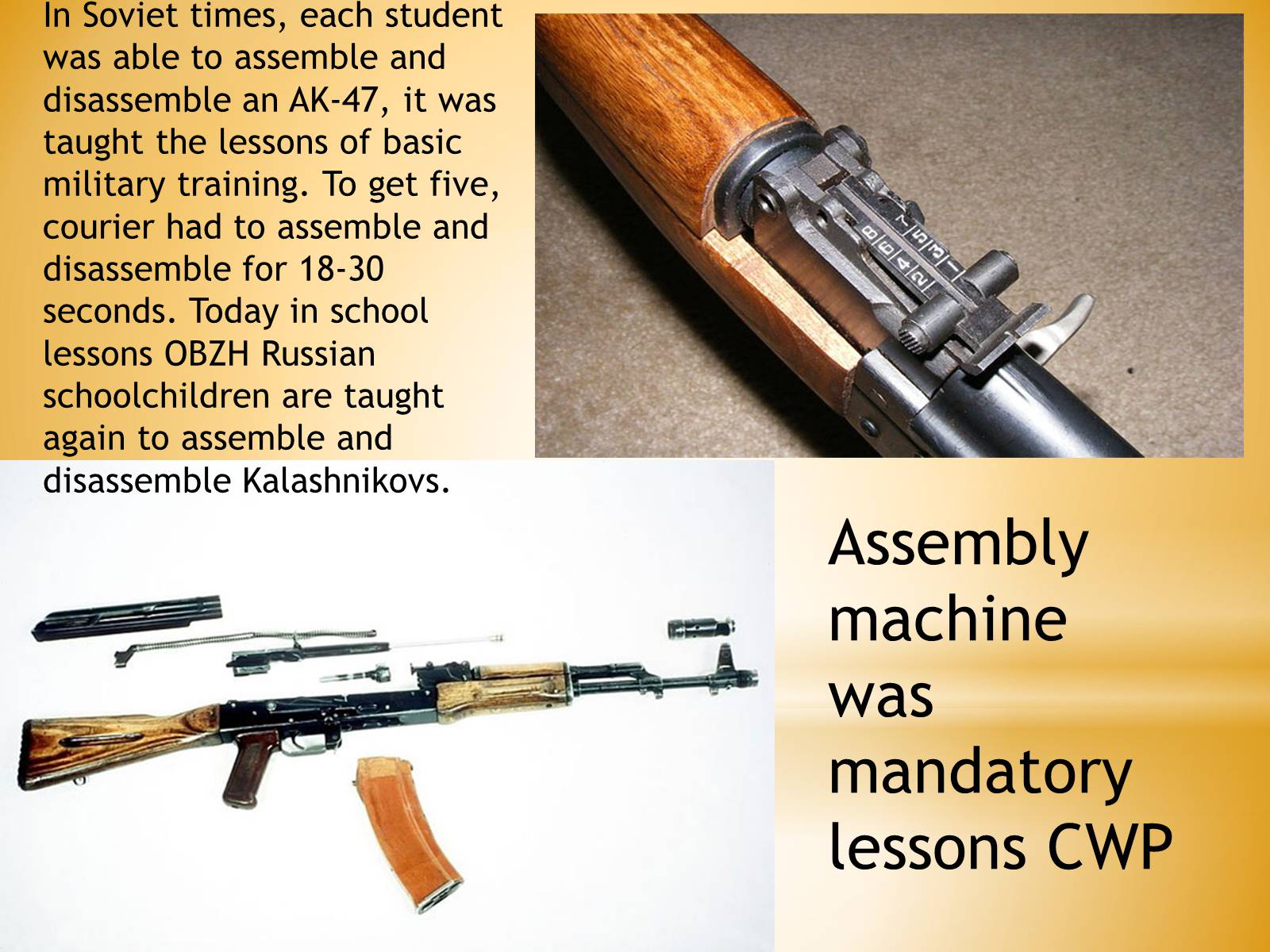 Презентація на тему «Automatic Kalashnikov» - Слайд #9