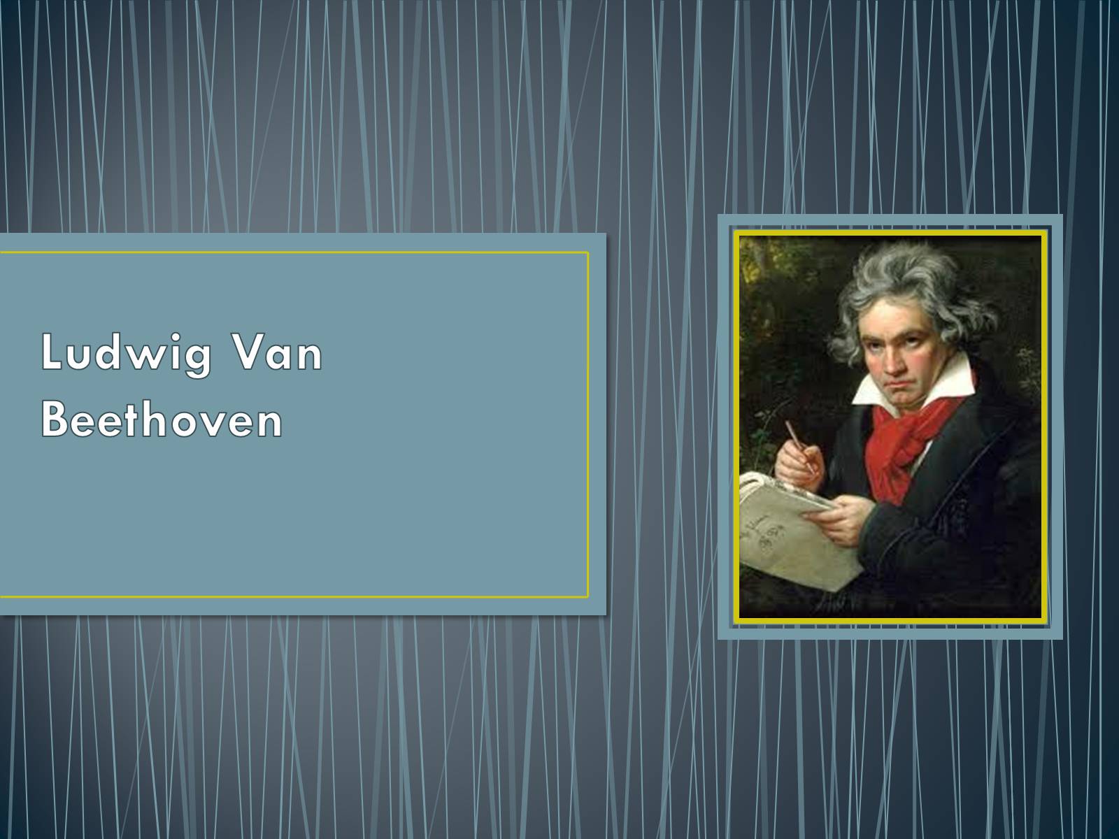Презентація на тему «Ludwig Van Beethoven» - Слайд #1