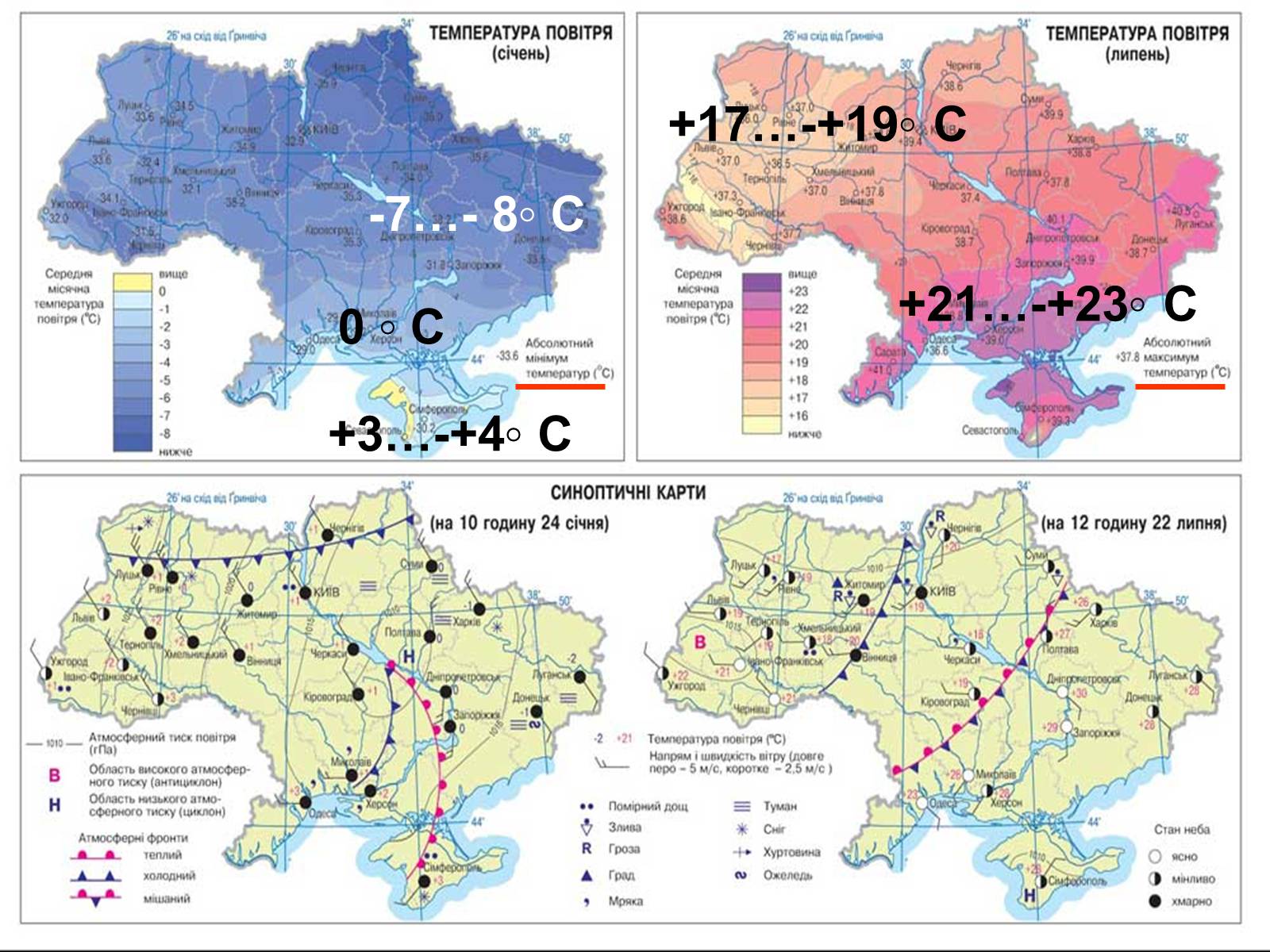 Презентація на тему «Климат Украины» - Слайд #7
