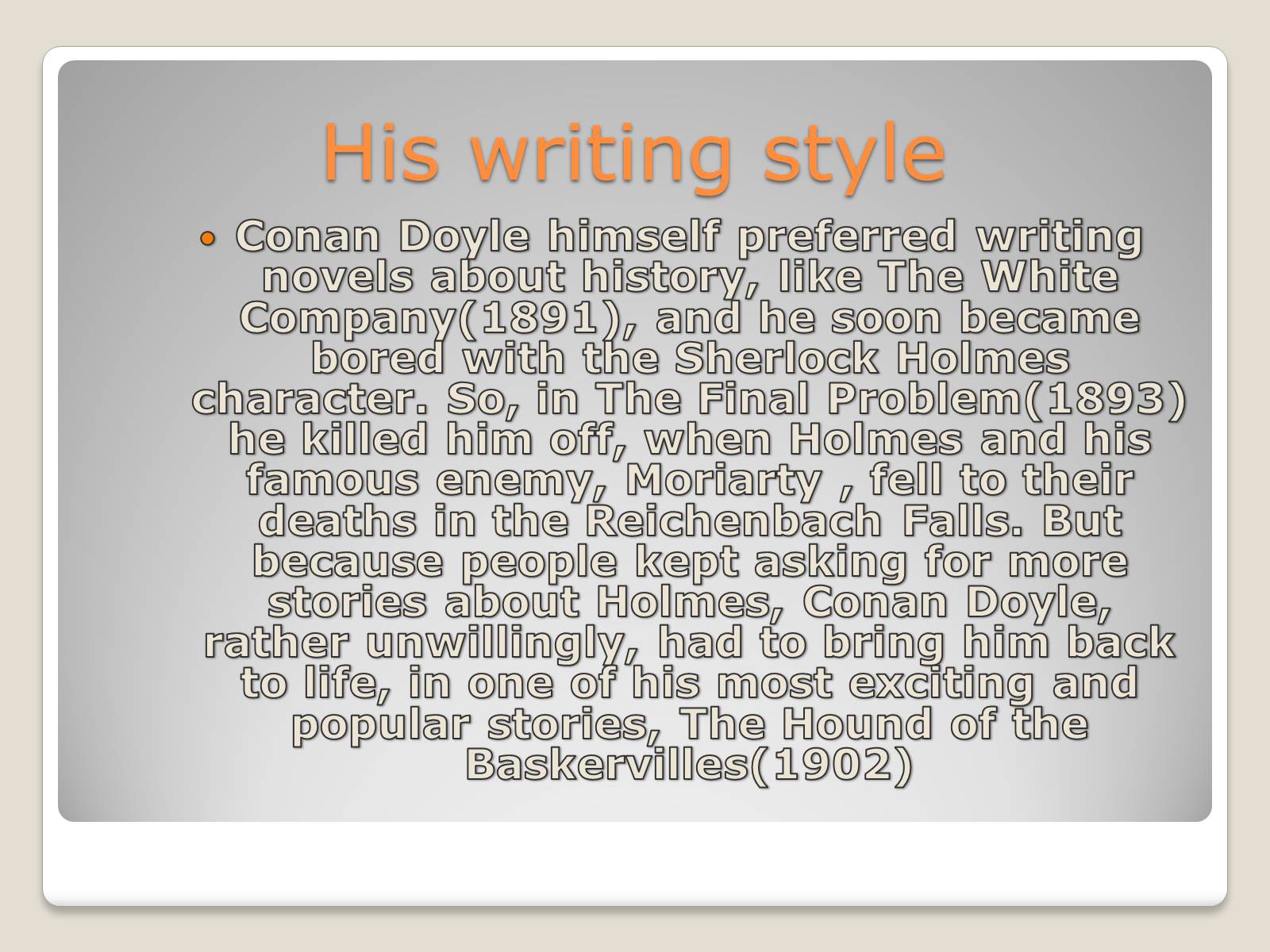 Презентація на тему «English Writer» - Слайд #4