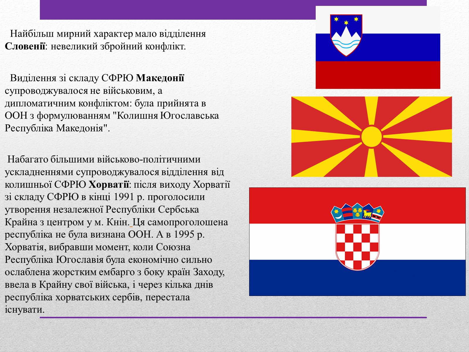 Презентація на тему «Югославія після розпаду» - Слайд #4