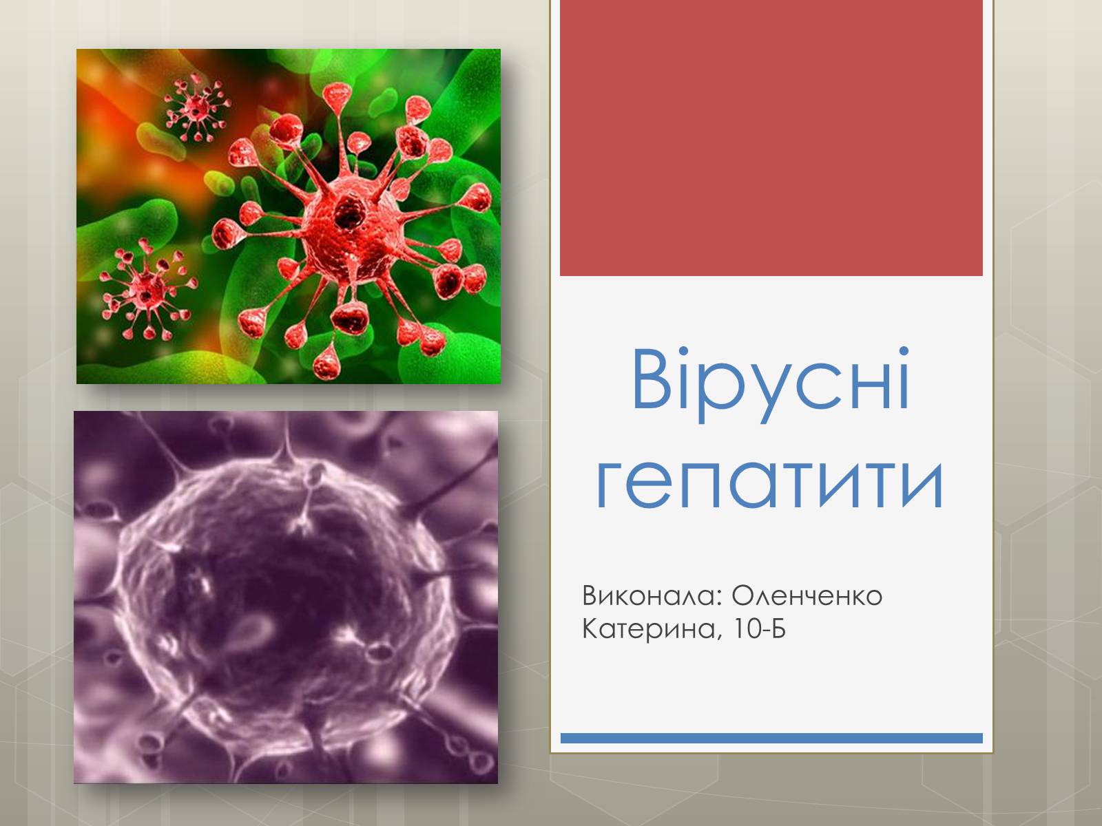 Презентація на тему «Вірусні гепатити» (варіант 1) - Слайд #1
