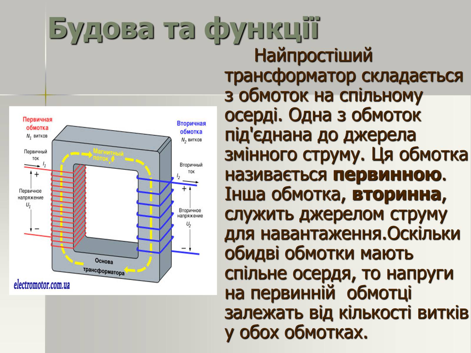 Презентація на тему «Трансформатор. Генератори змінного струму» - Слайд #6